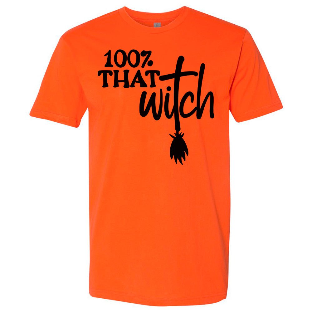 100% That Witch Premium Halloween T-Shirt - Embedded Designz