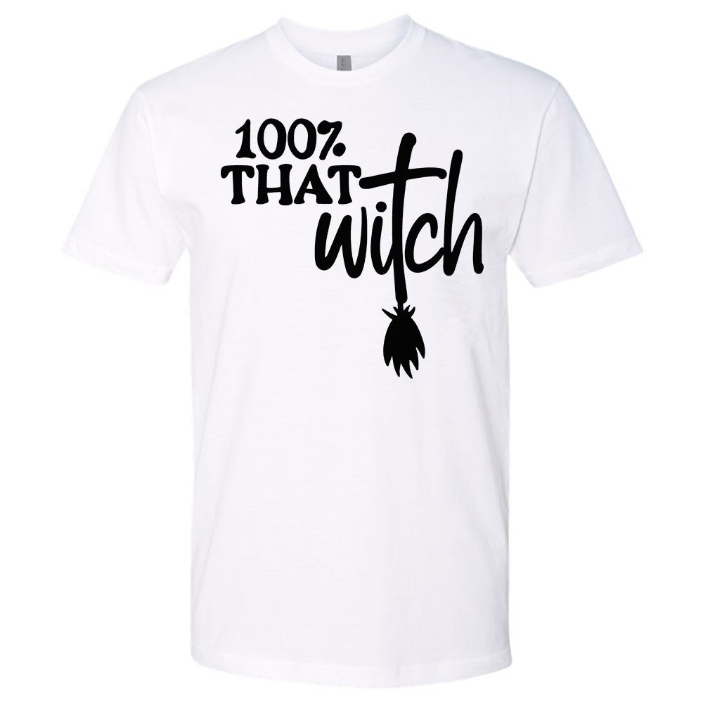 100% That Witch Premium Halloween T-Shirt - Embedded Designz