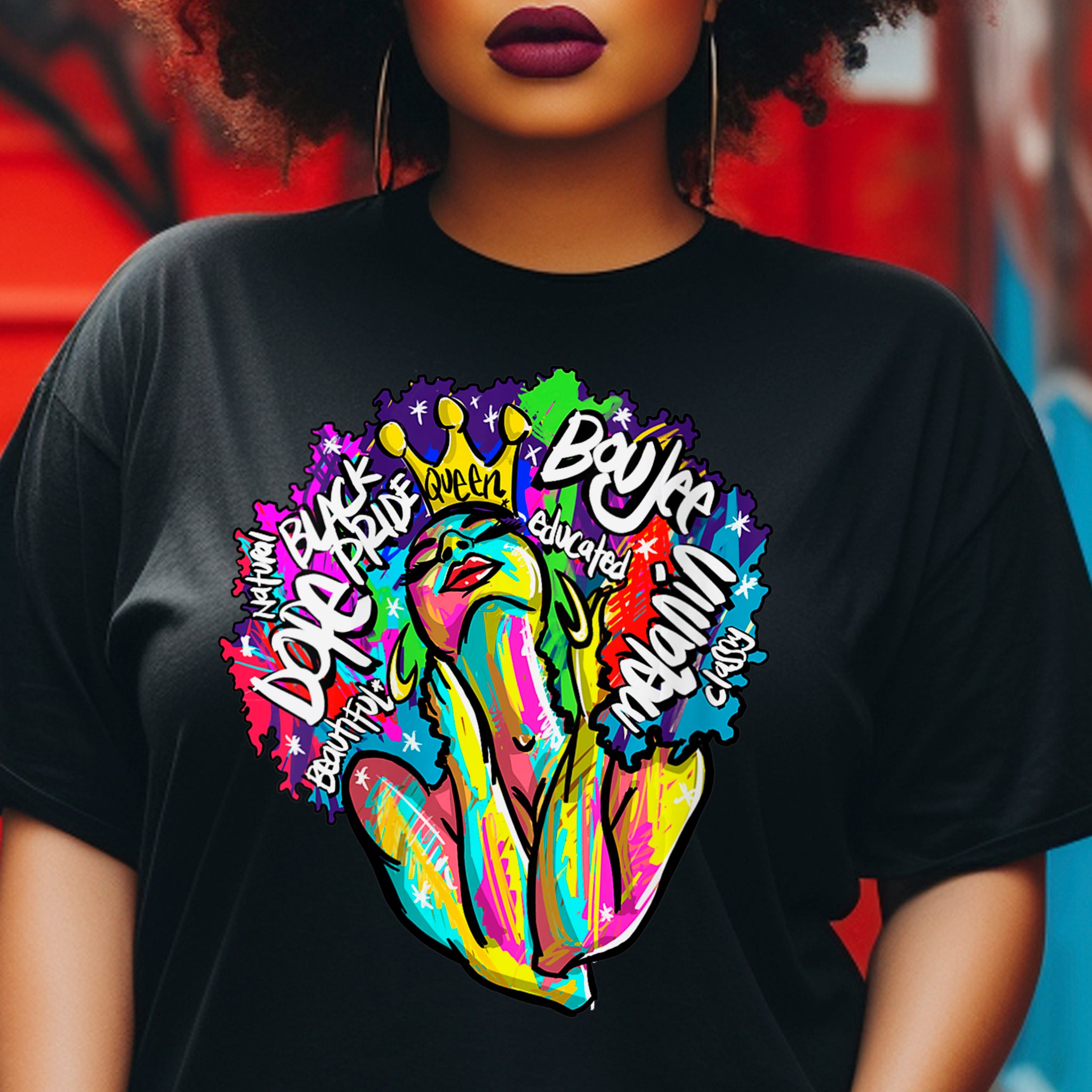 Dope Black Queen Premium T-Shirt