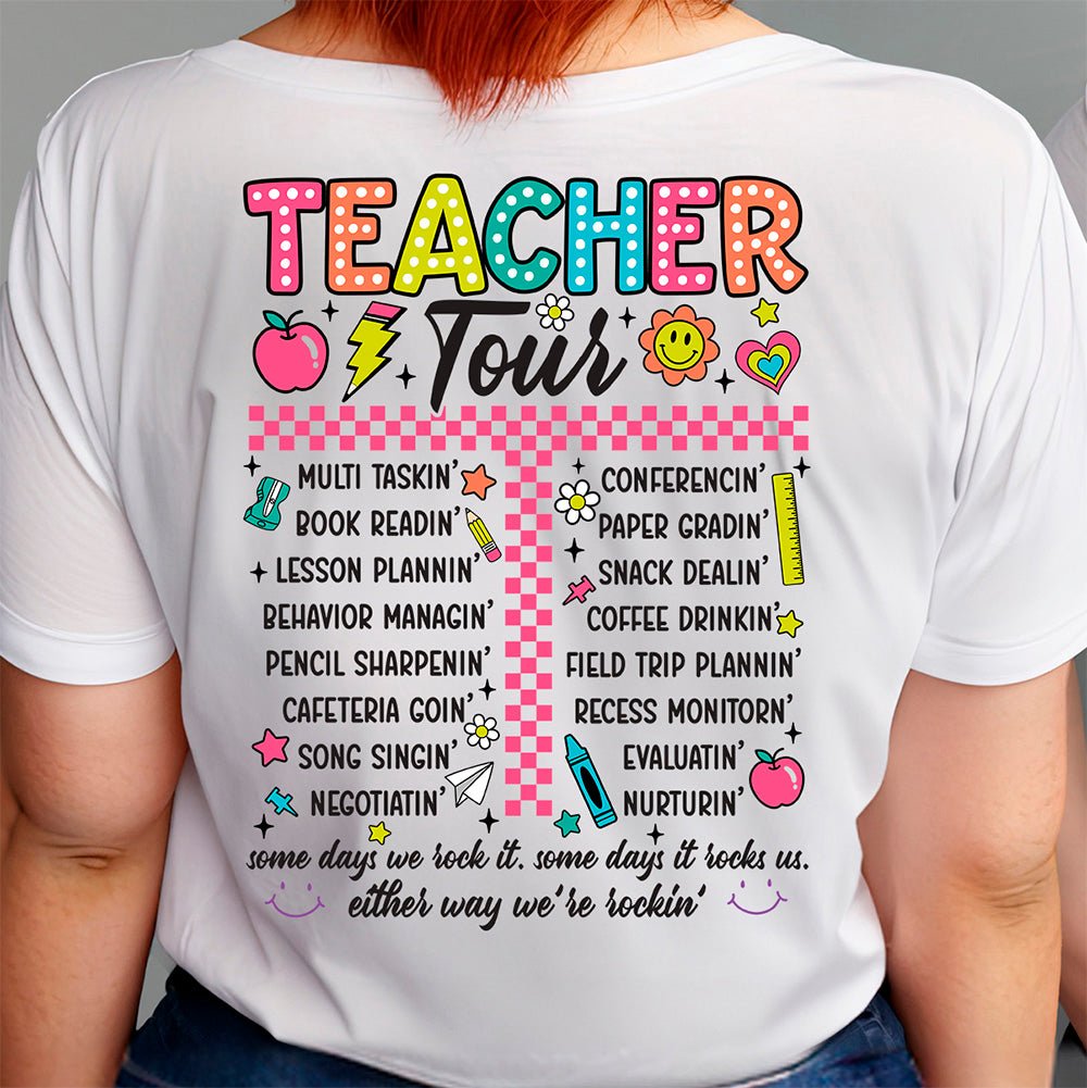 ABCD Teacher Tour Premium T - Shirt - Embedded Designz