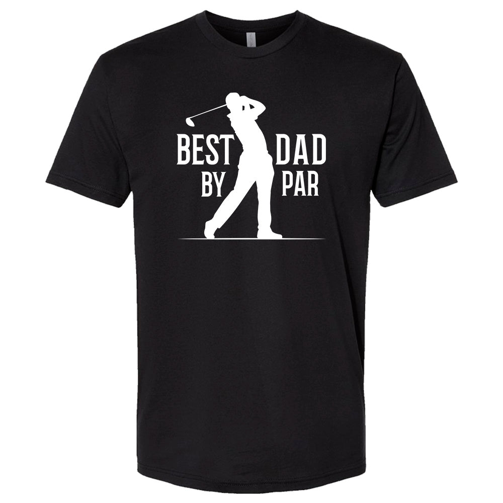 Best Dad By Par Father's Day Premium T-Shirt - Embedded Designz