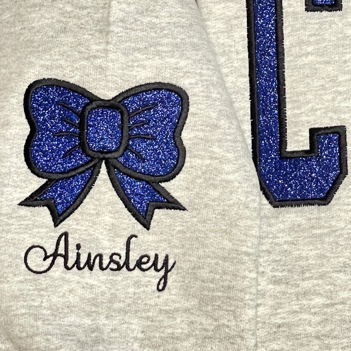 Glitter Cheer Mom Sweatshirt - Embedded Designz