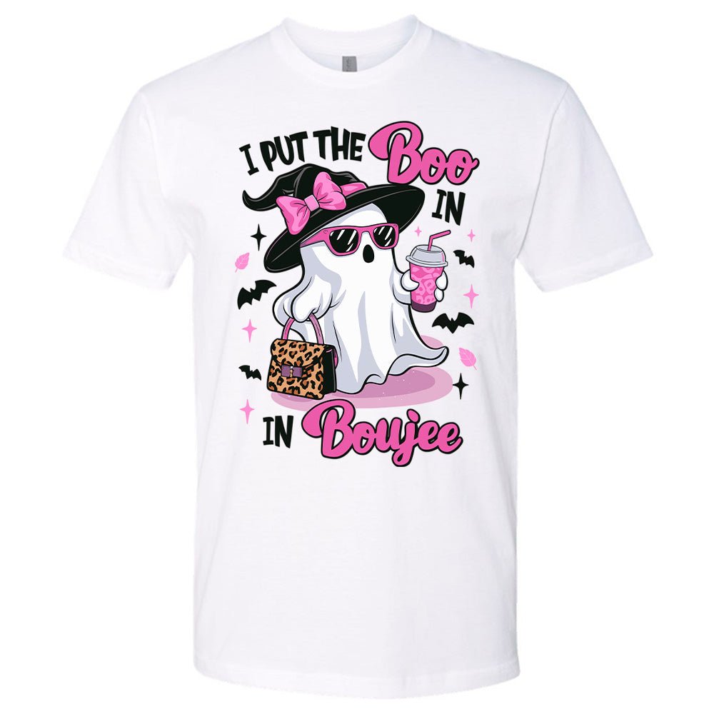 I Put The Boo In Boujee Premium Halloween T-Shirt - Embedded Designz