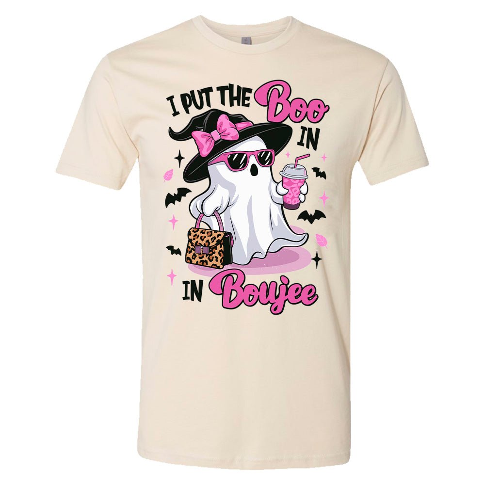 I Put The Boo In Boujee Premium Halloween T-Shirt - Embedded Designz