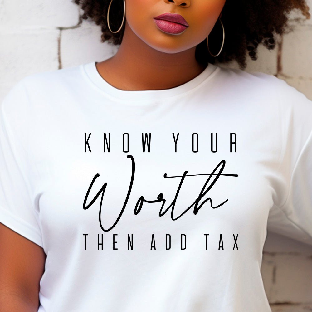 Know Your Worth Premium T-Shirt - Embedded Designz
