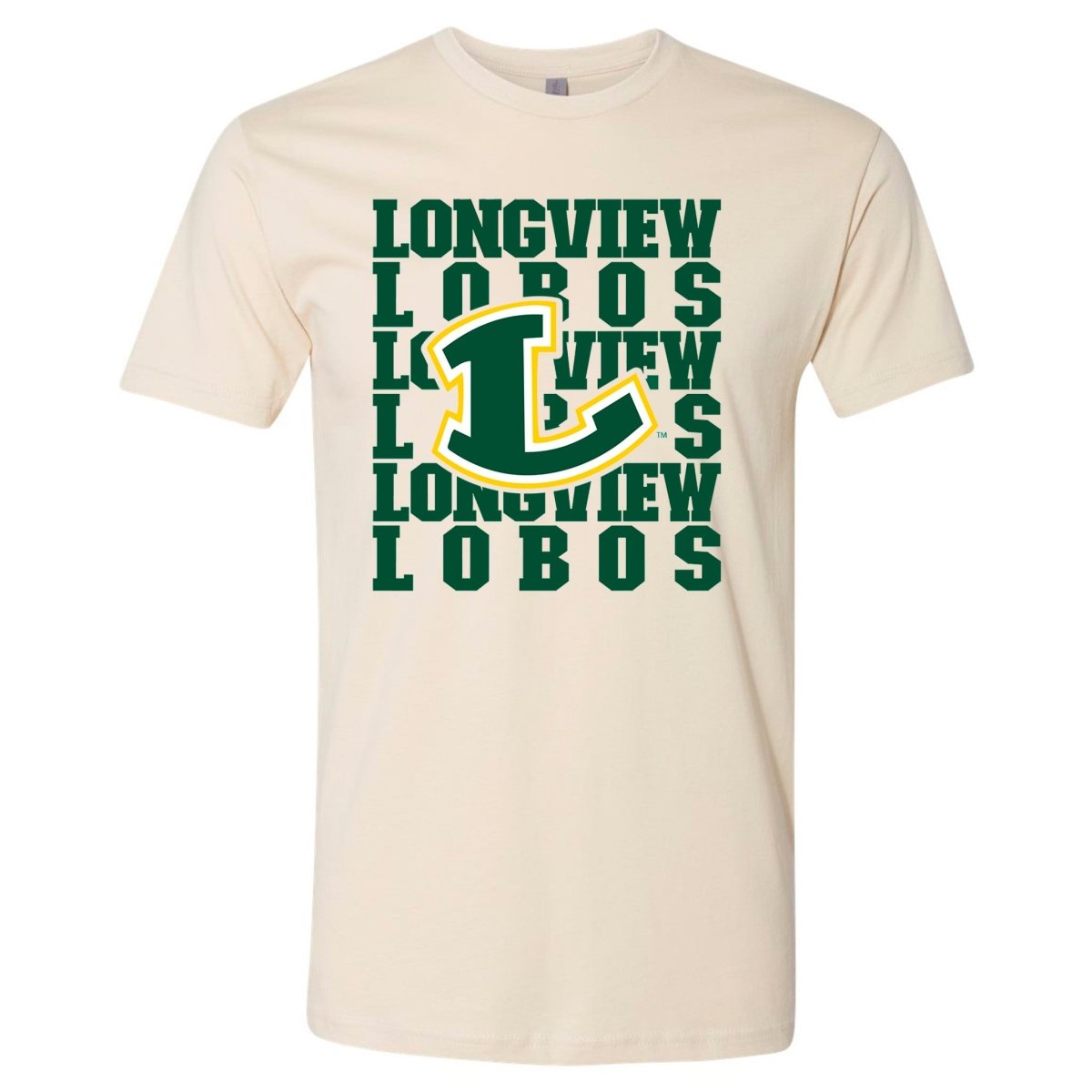 Longview Lobos Repeat Premium T-Shirt - Embedded Designz