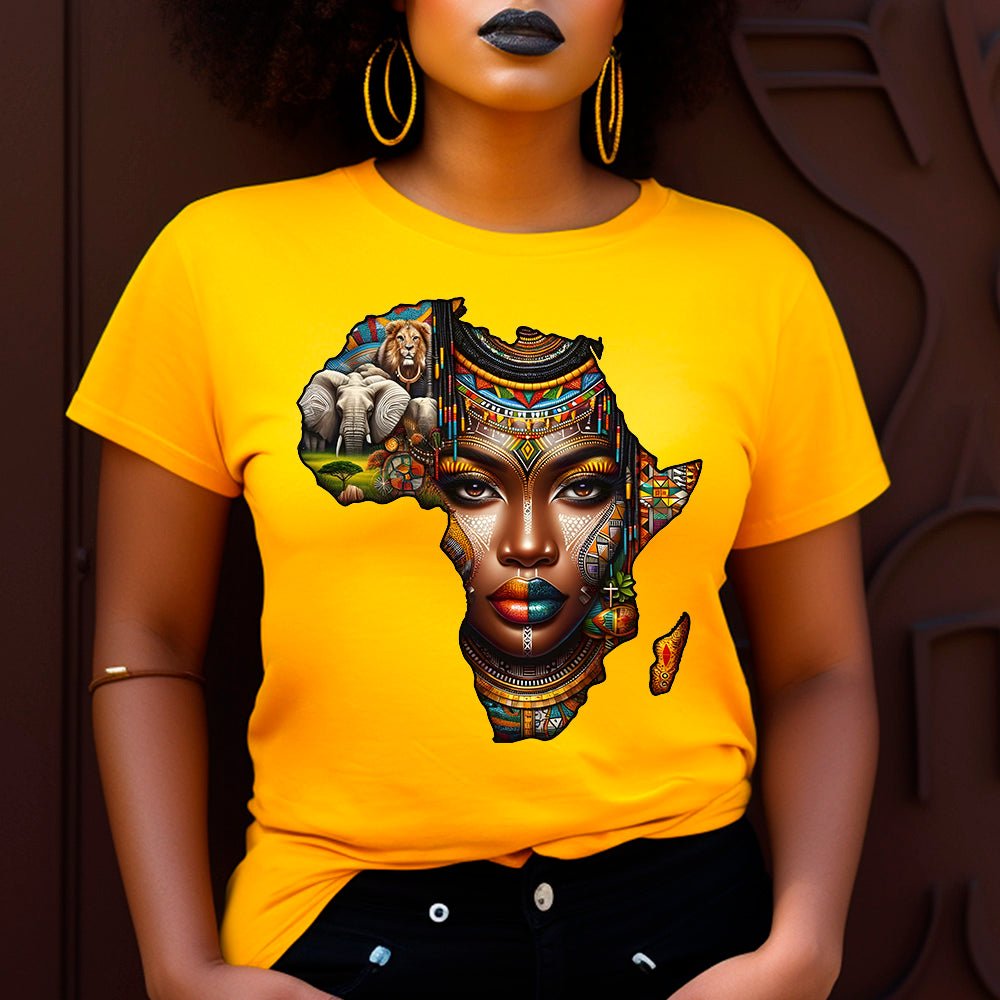 Queen Africa Premium T-Shirt - Embedded Designz