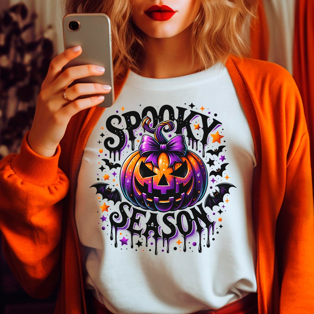 Spooky Season Premium Halloween T-Shirt - Embedded Designz