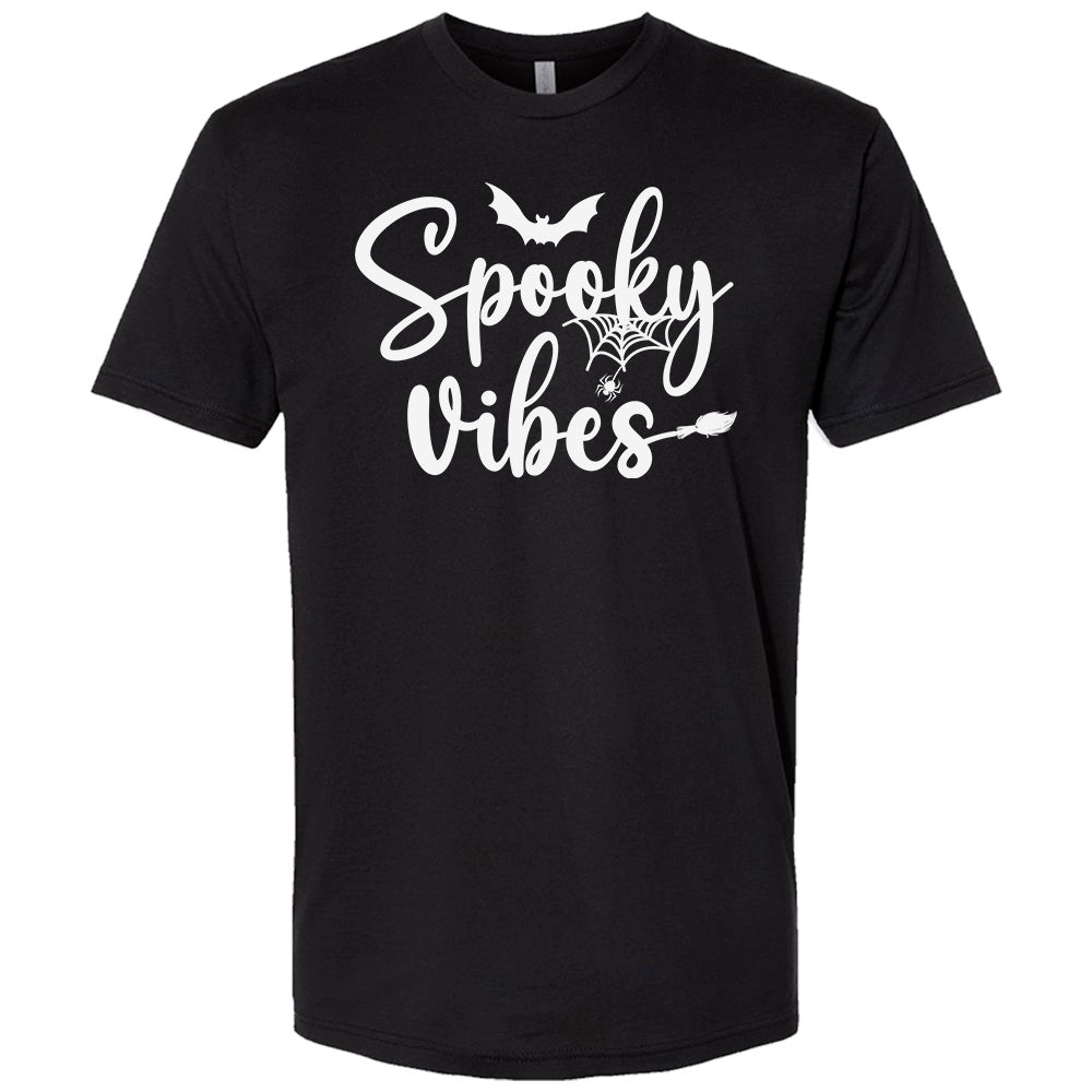 Spooky Vibes Premium Halloween T-Shirt - Embedded Designz