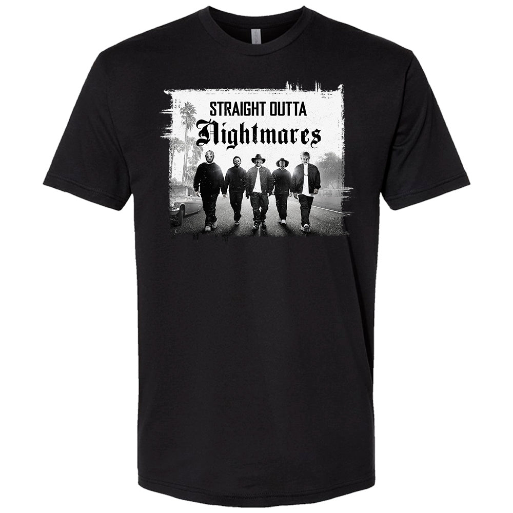 Straight Outta Nightmares Premium Halloween T-Shirt - Embedded Designz