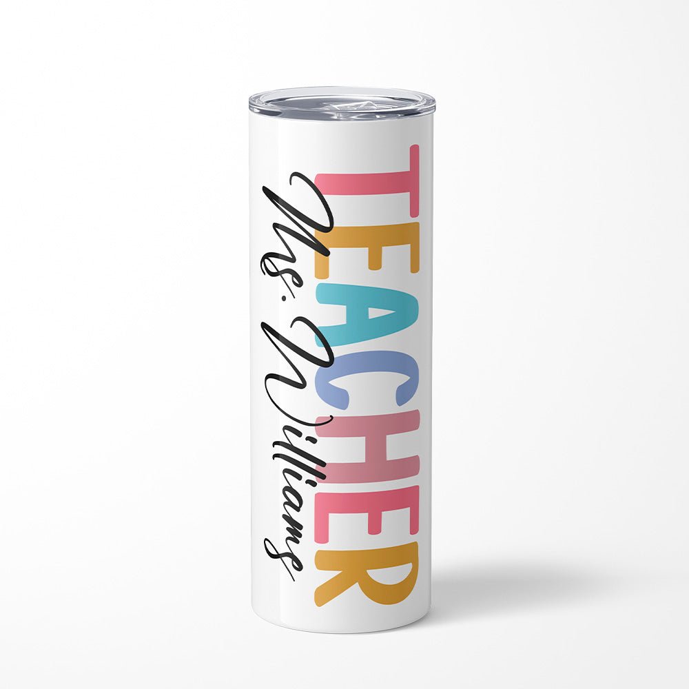 Teacher Premium Stainless Steel Tumbler - Embedded Designz