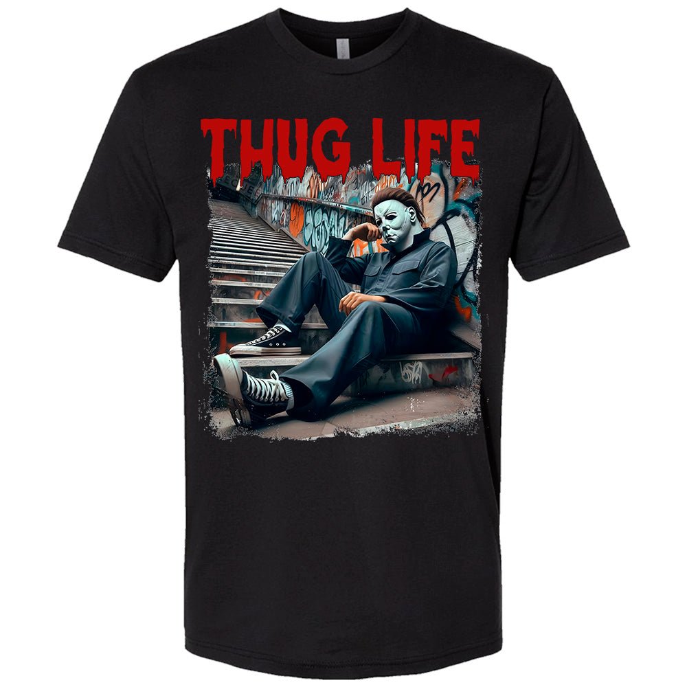 Thug Life Premium Halloween T-Shirt - Embedded Designz