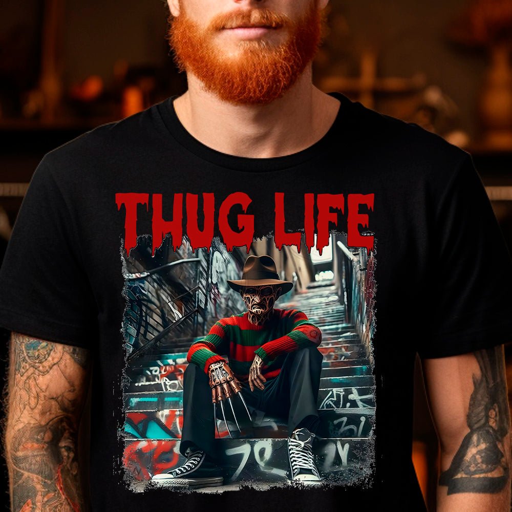 Thug Life Premium Halloween T-Shirt - Embedded Designz