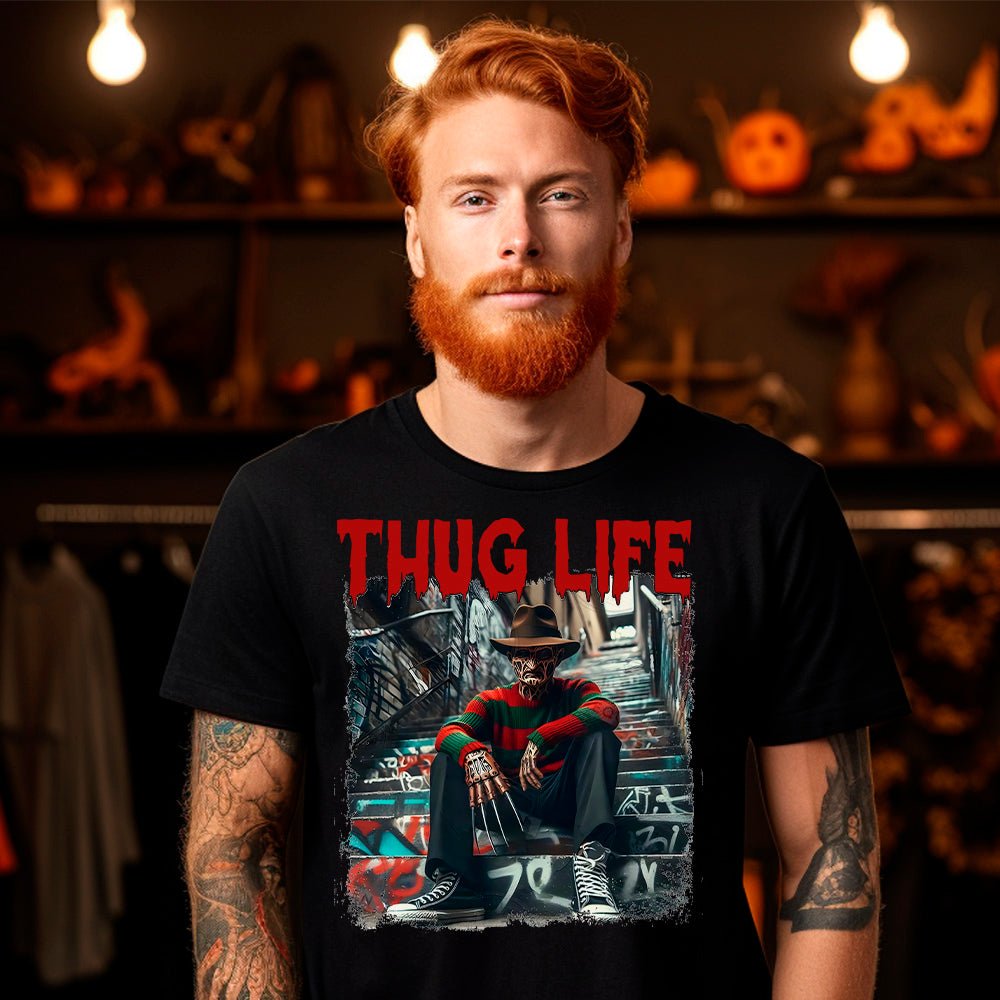 Thug Life Premium Halloween T-Shirt - Embedded Designz