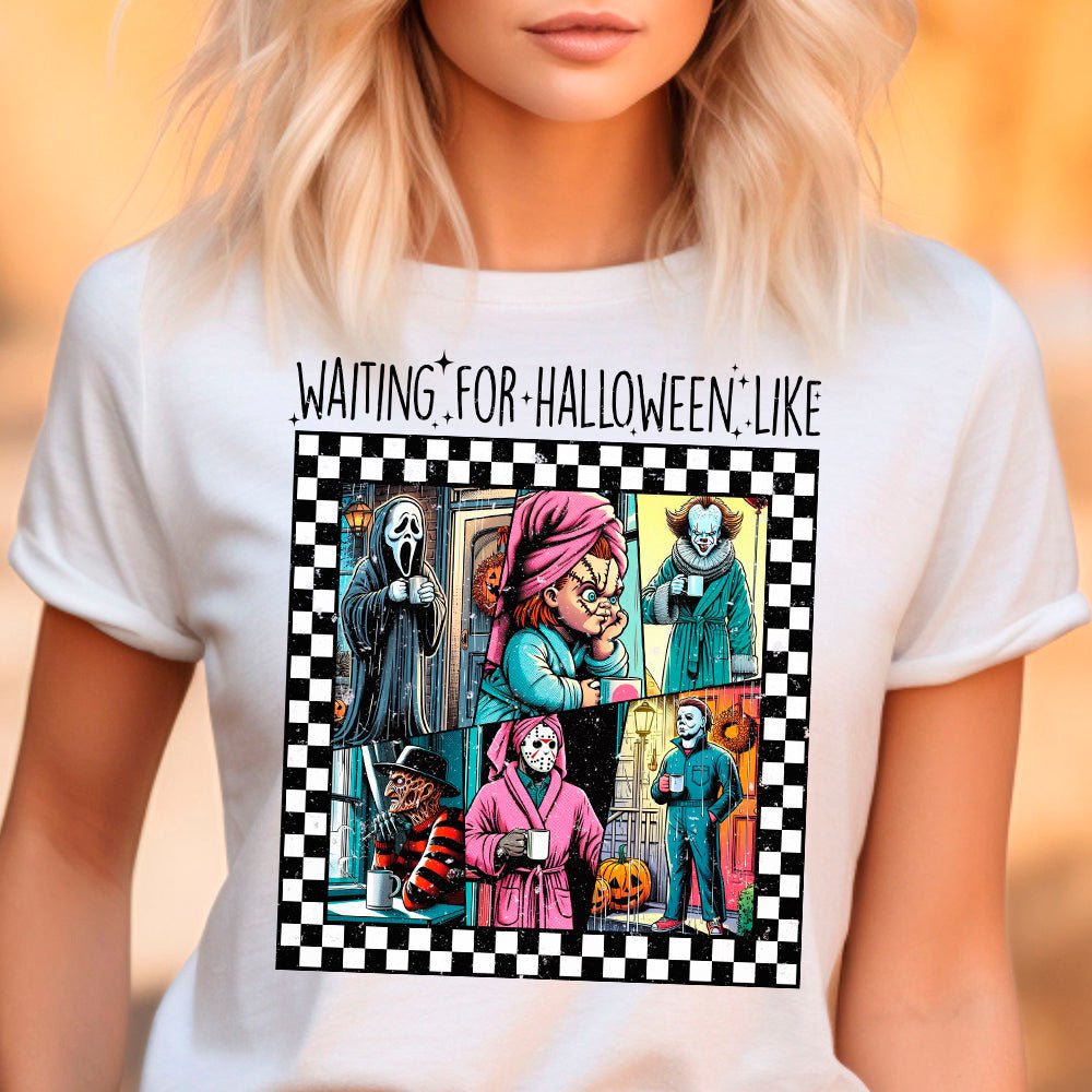 Waiting For Halloween Premium T-Shirt - Embedded Designz
