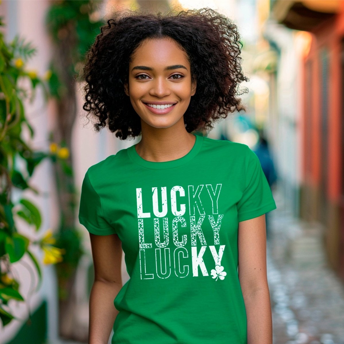 3 Times As Lucky St. Patrick's Day Premium T-Shirt - Embedded Designz