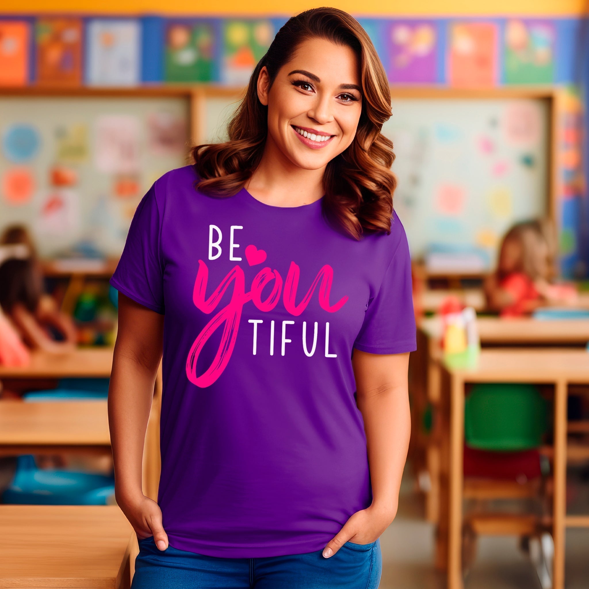 BeYOUtiful Premium T-Shirt - Embedded Designz