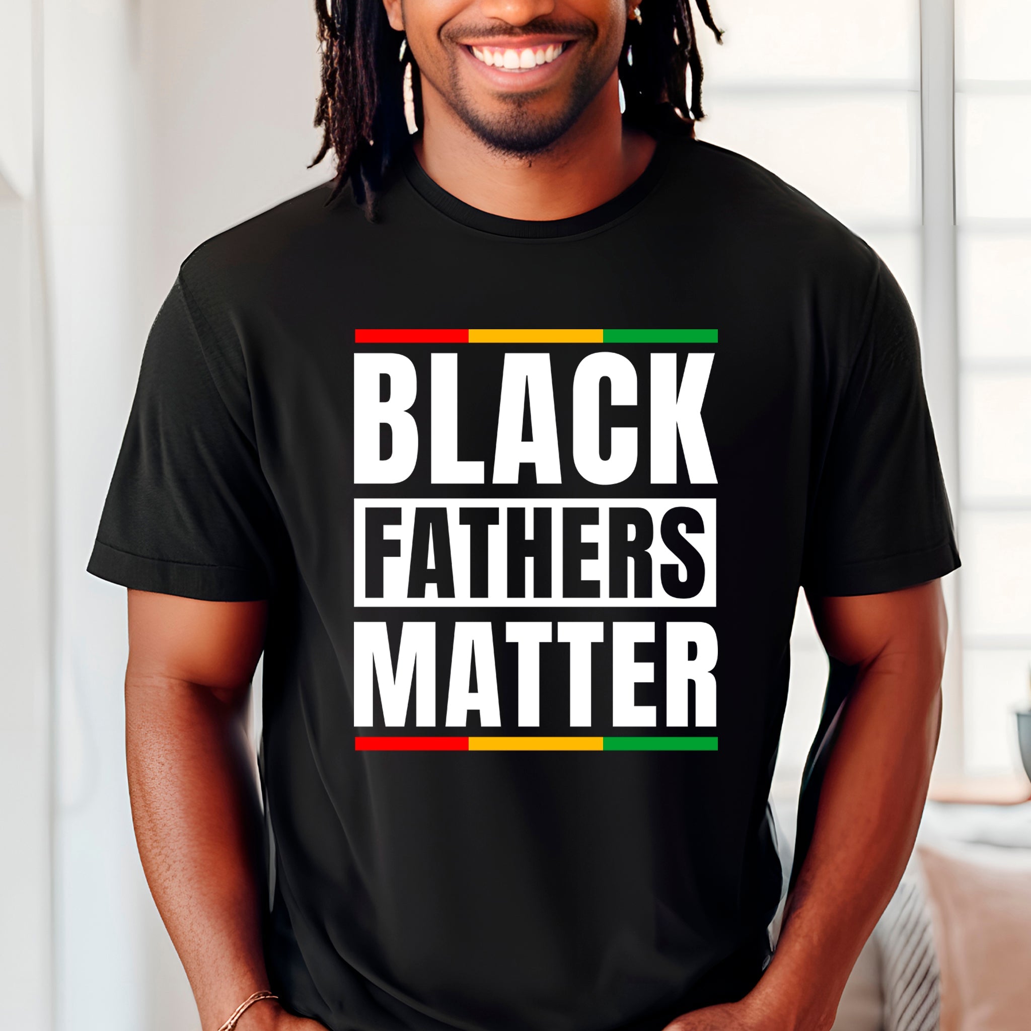 Black Fathers Matter Premium T-Shirt - Embedded Designz