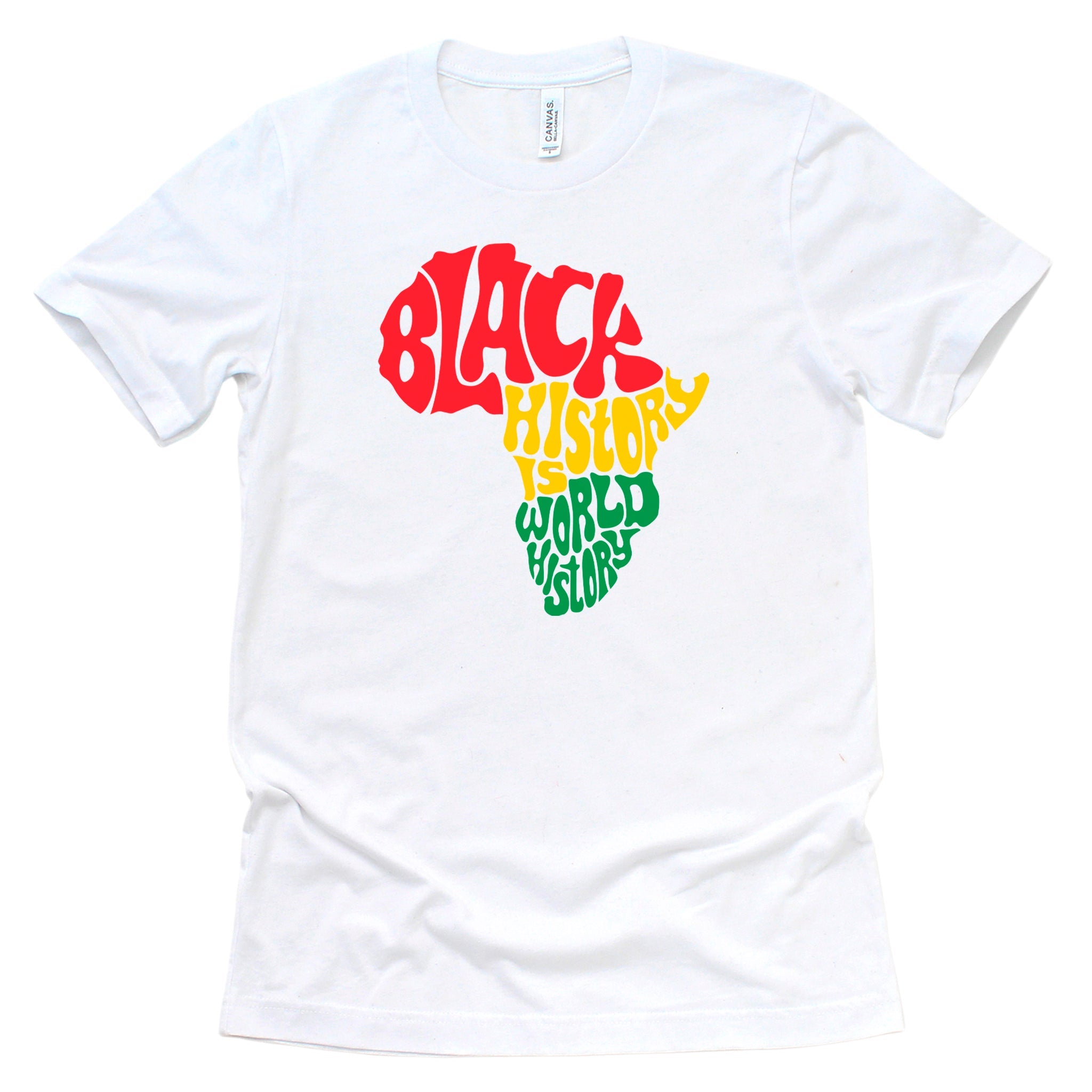 Black History Is World History Premium T-Shirt - Embedded Designz