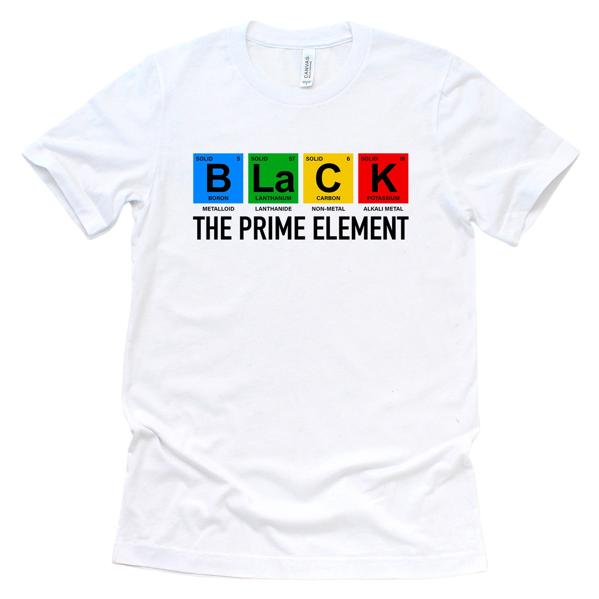 Black...The Prime Element Premium T-Shirt - Embedded Designz