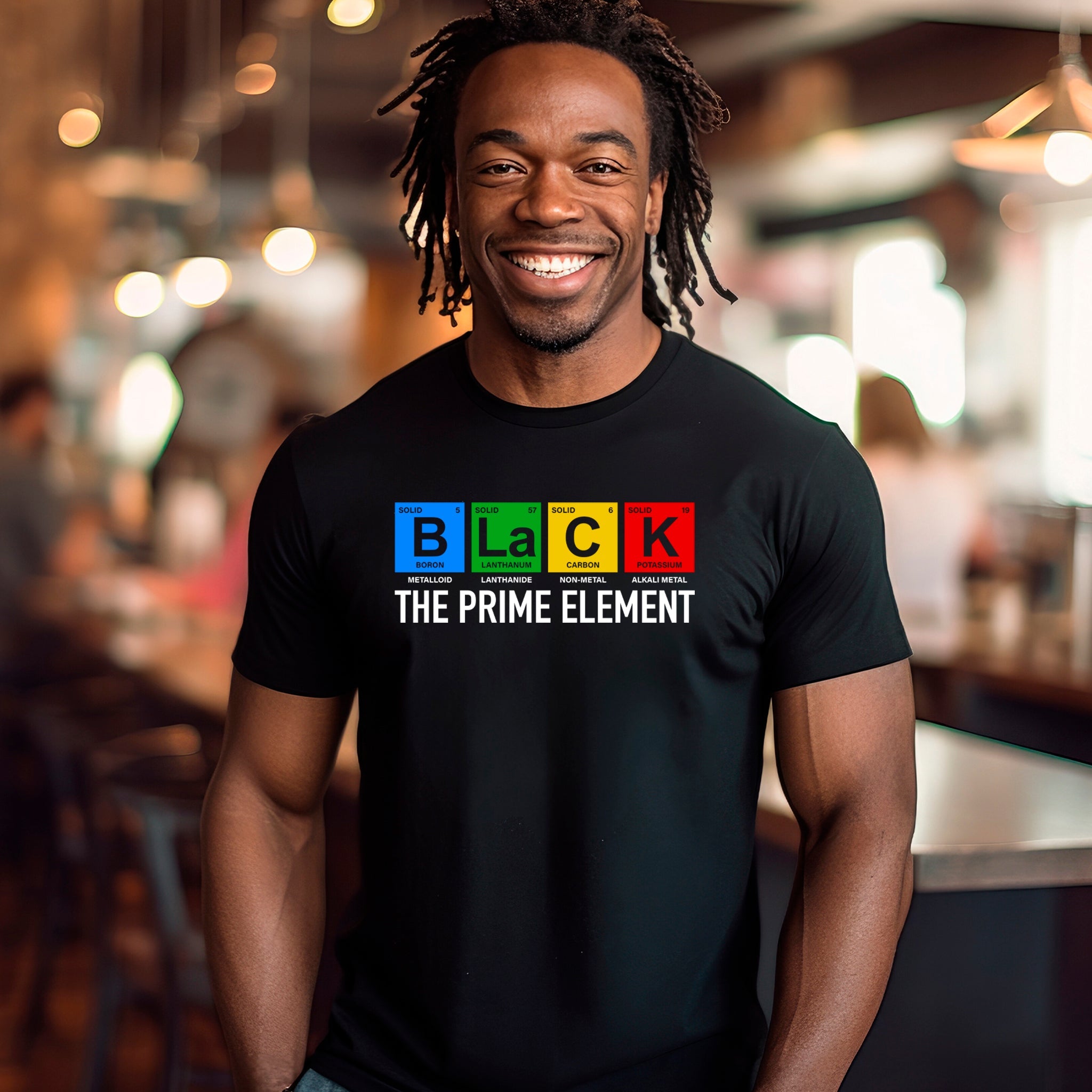 Black...The Prime Element Premium T-Shirt - Embedded Designz