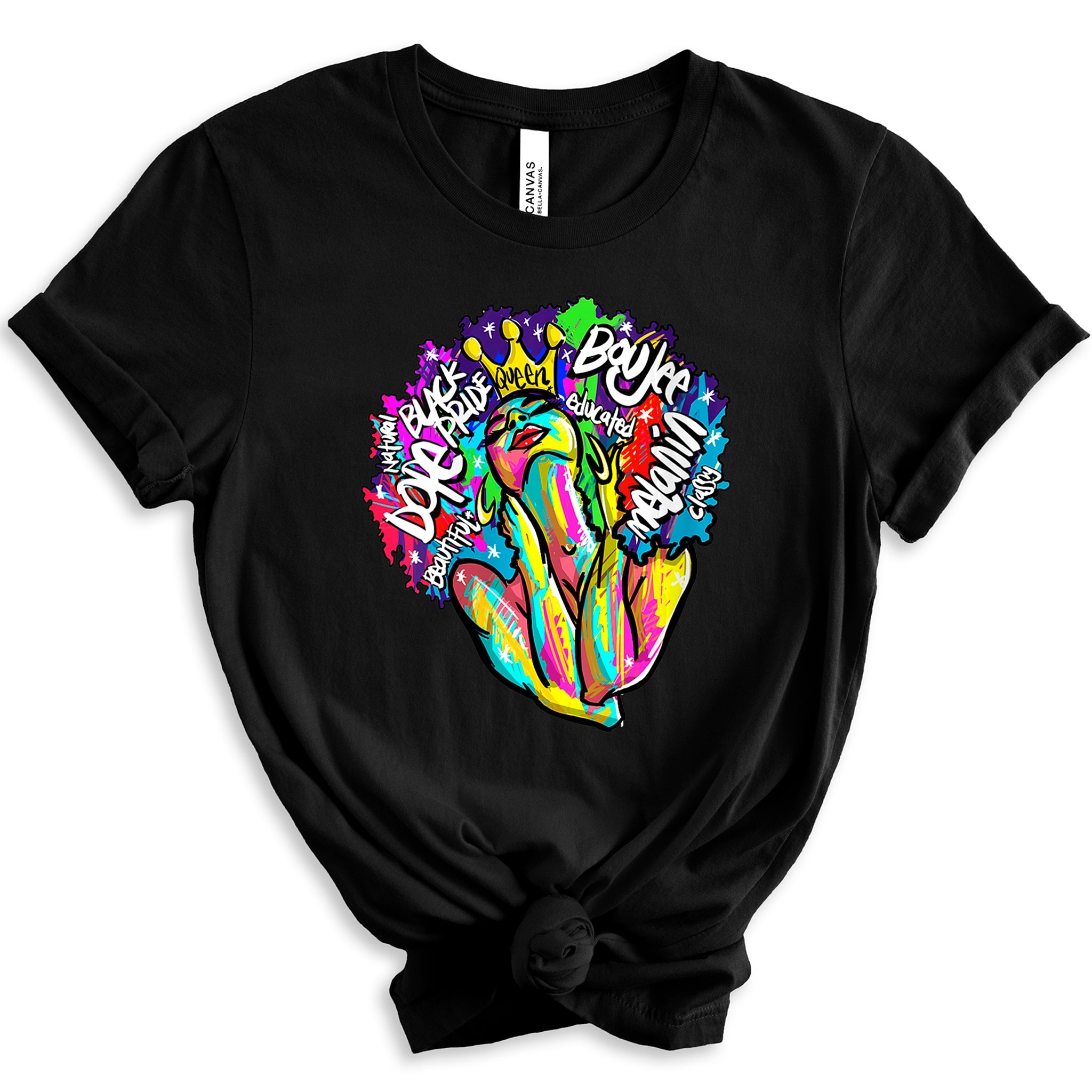 Dope Black Queen Premium T-Shirt - Embedded Designz
