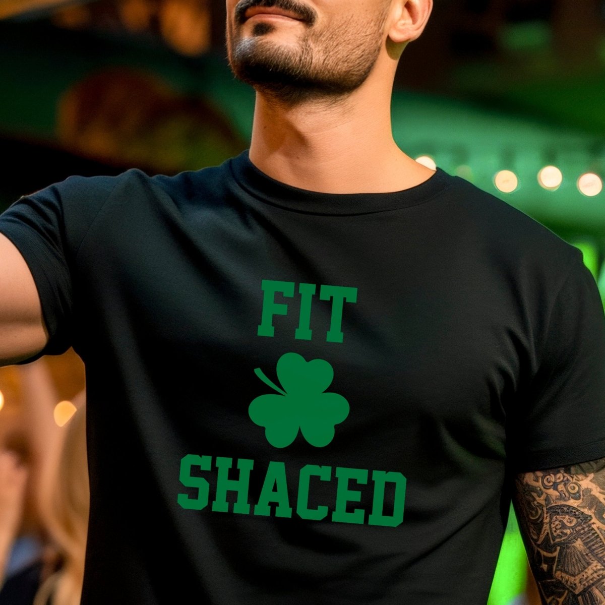 Fit Shaced St. Patrick's Day Premium T-Shirt - Embedded Designz