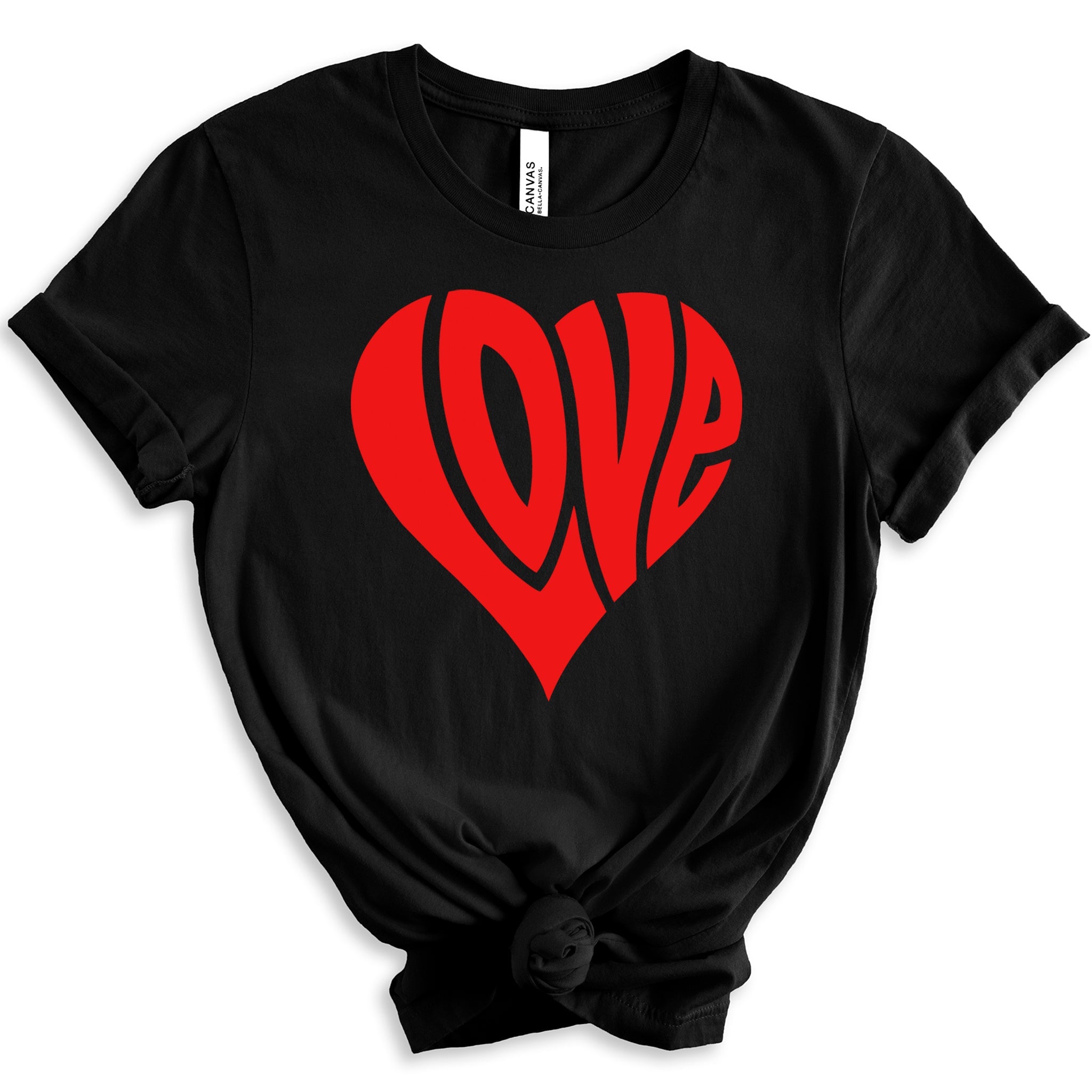 Groovy Love Premium Valentine's T-Shirt - Embedded Designz