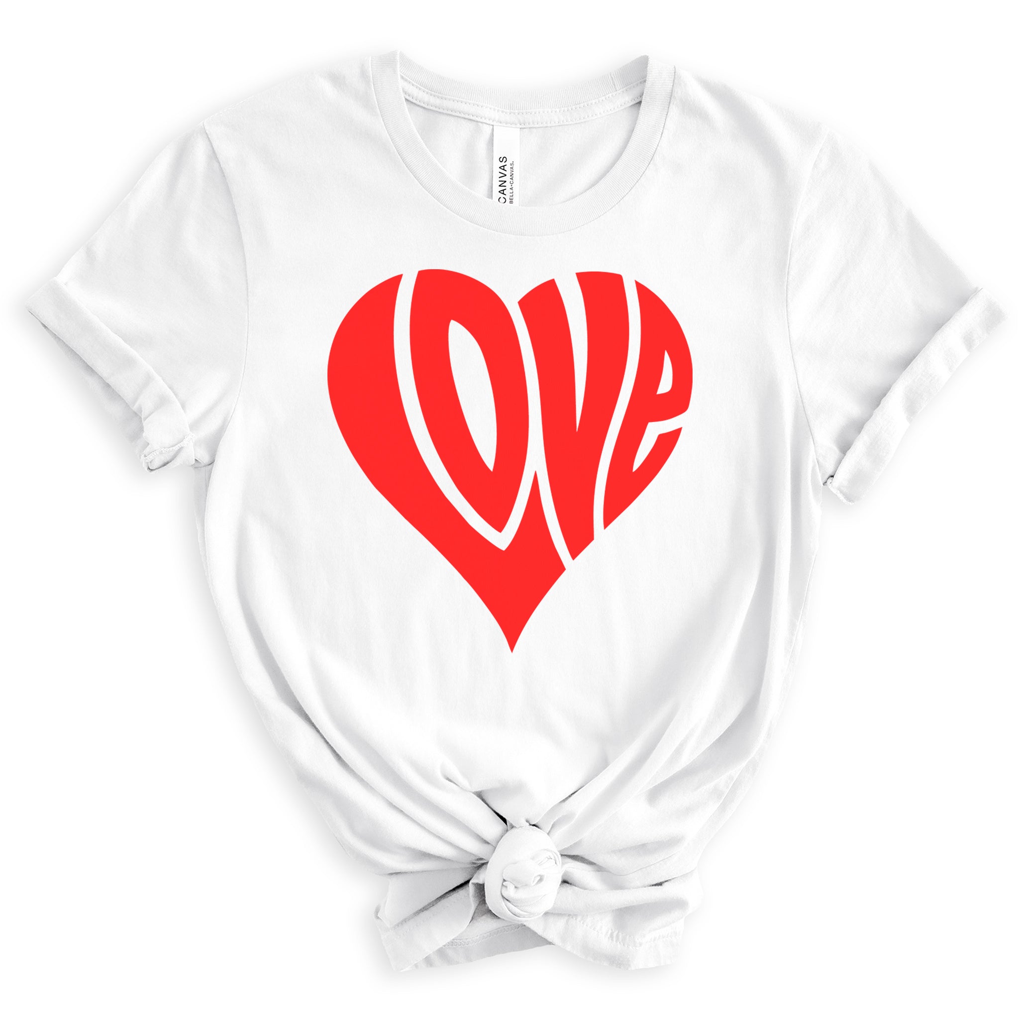 Groovy Love Premium Valentine's T-Shirt - Embedded Designz
