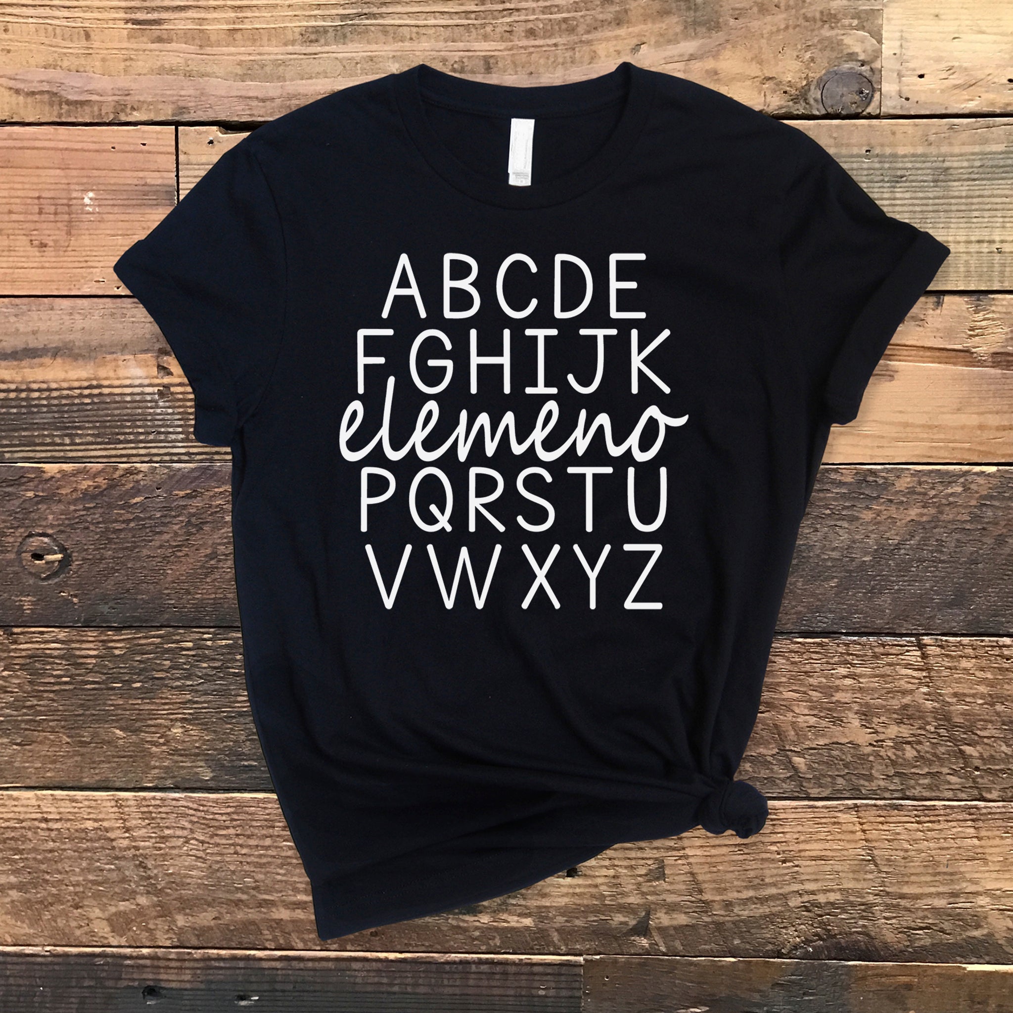 HIJK..elemeno...P Alphabet Premium T-Shirt - Embedded Designz