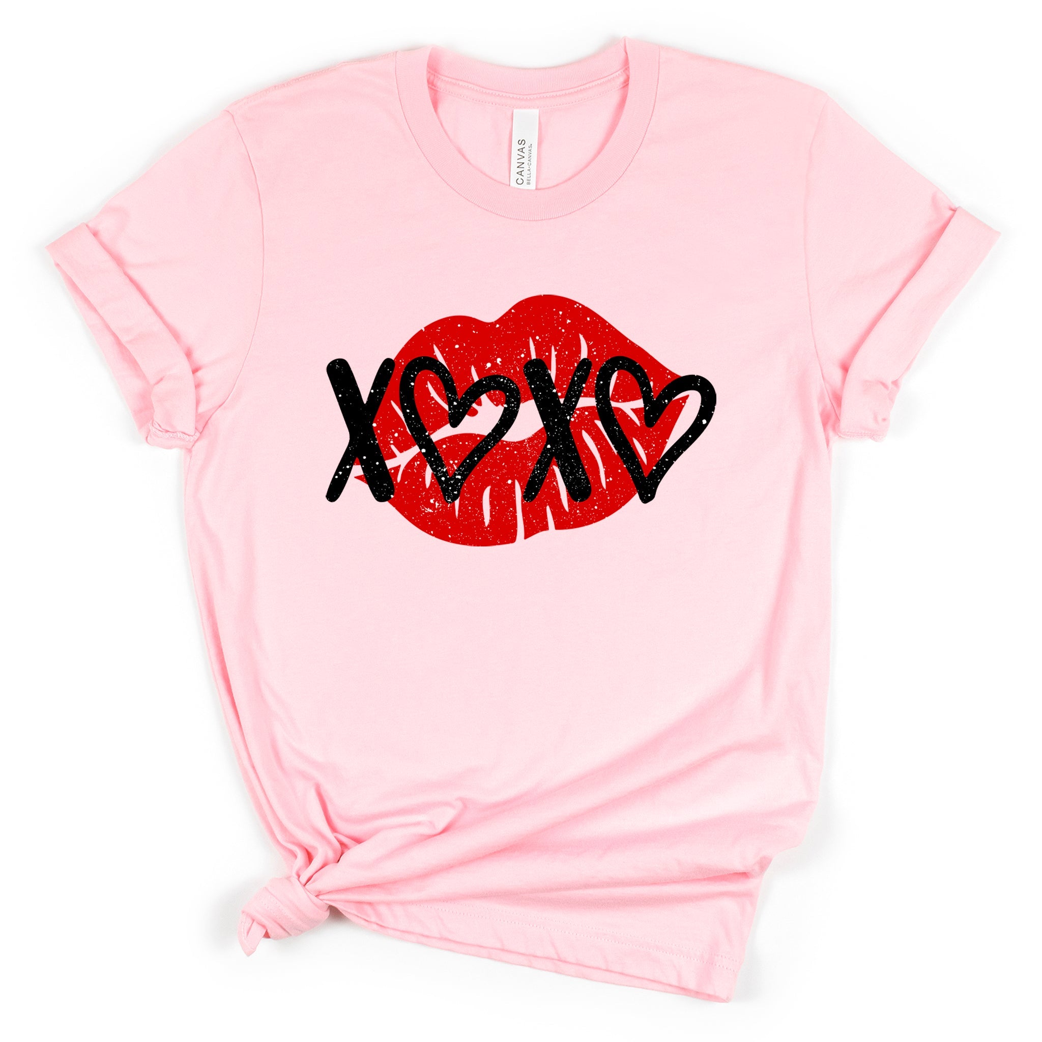 Hugs & Kisses Premium Valentine's T-Shirt - Embedded Designz