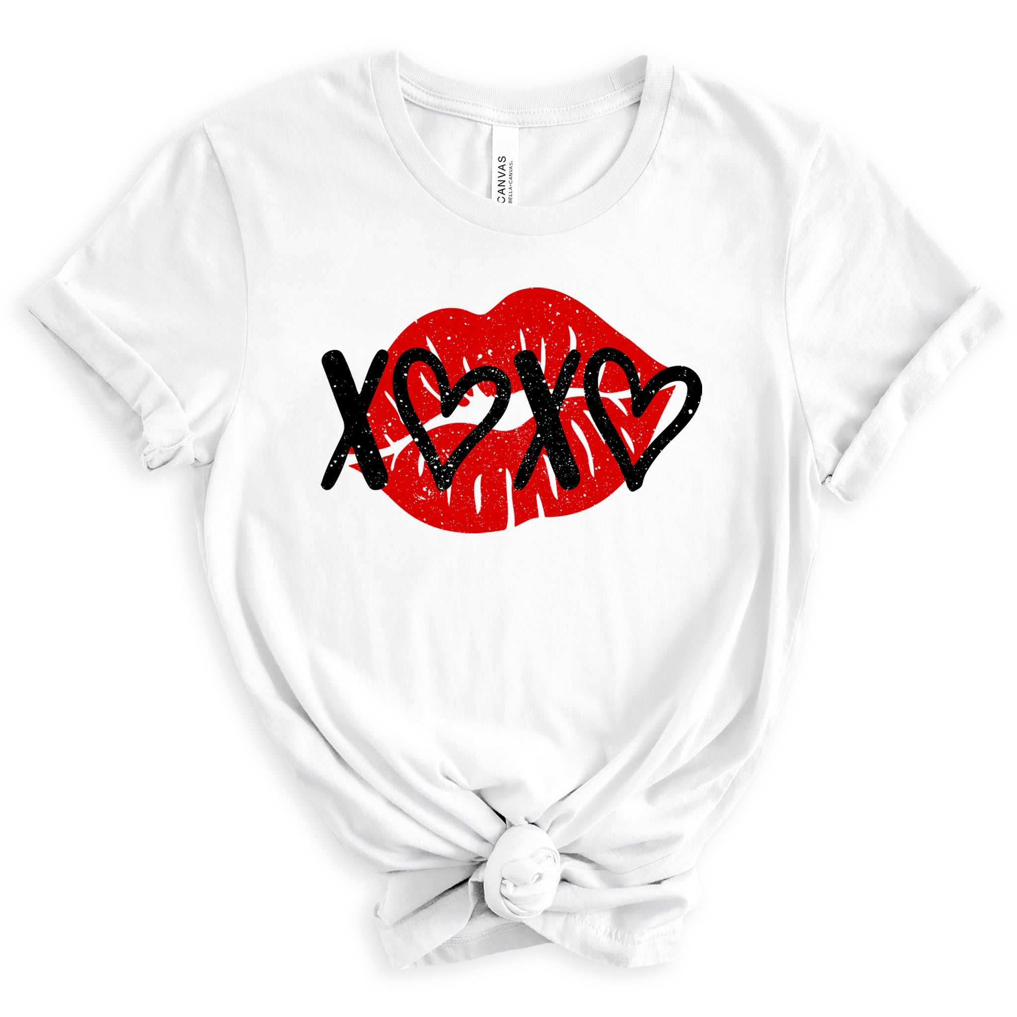 Hugs & Kisses Premium Valentine's T-Shirt - Embedded Designz