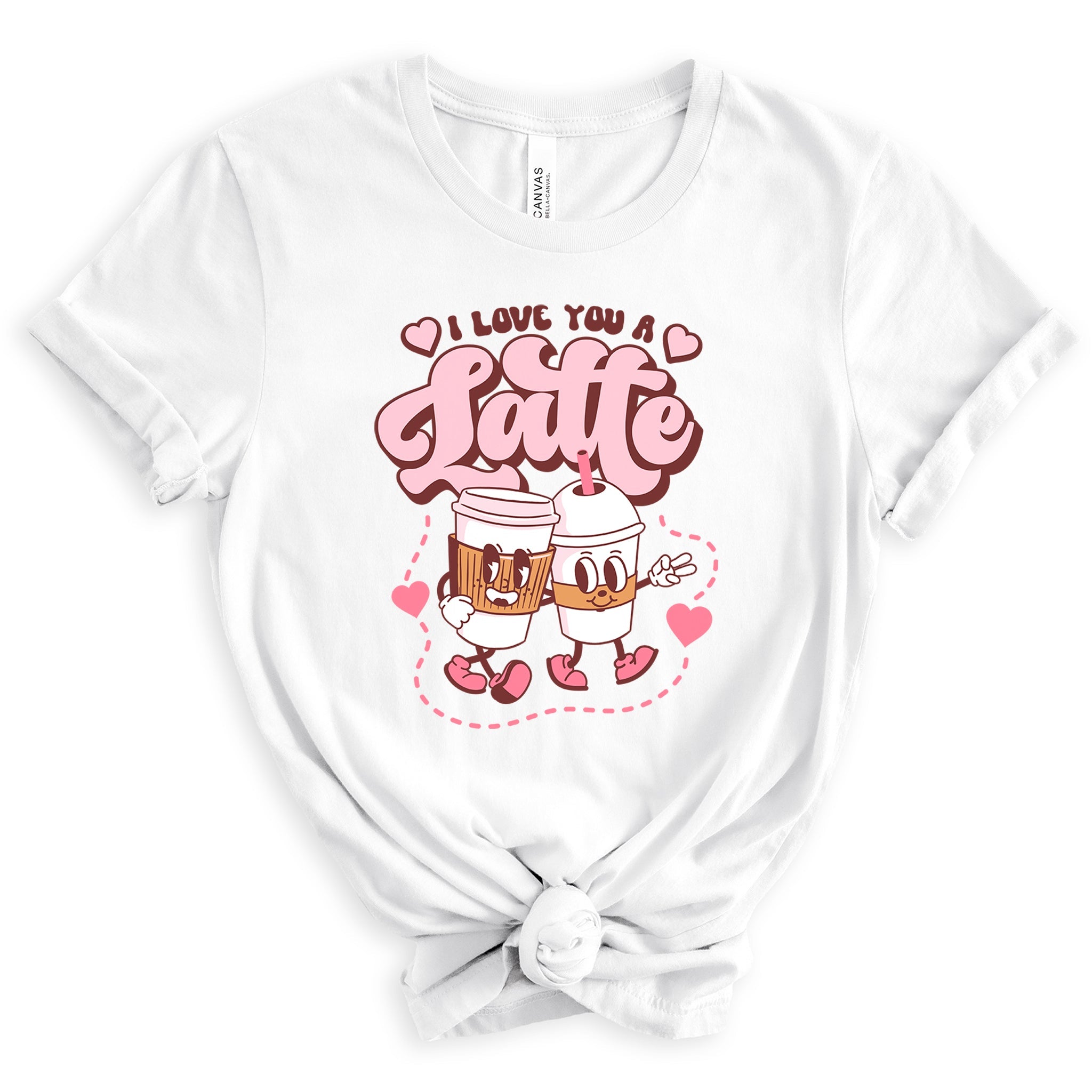 I Love You a Latte Premium T-Shirt - Embedded Designz