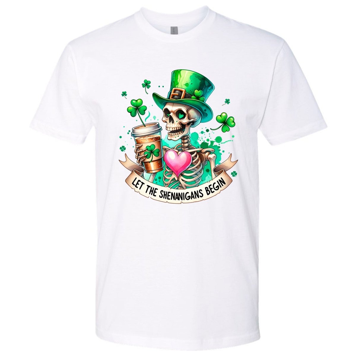 Let The Shenanigans Begin St. Patrick's Day Premium T-Shirt - Embedded Designz