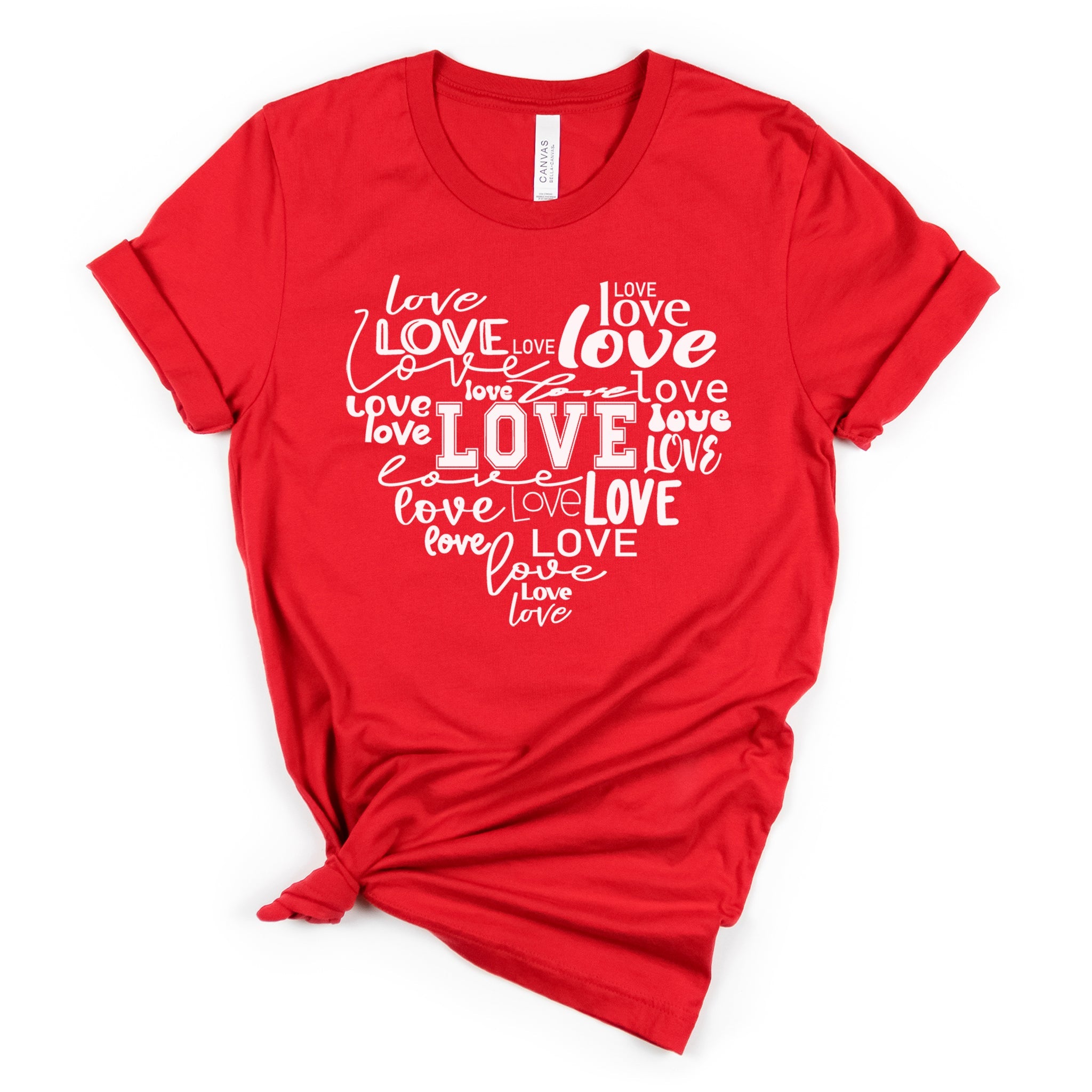 Loving Heart Premium Valentine's T-Shirt - Embedded Designz