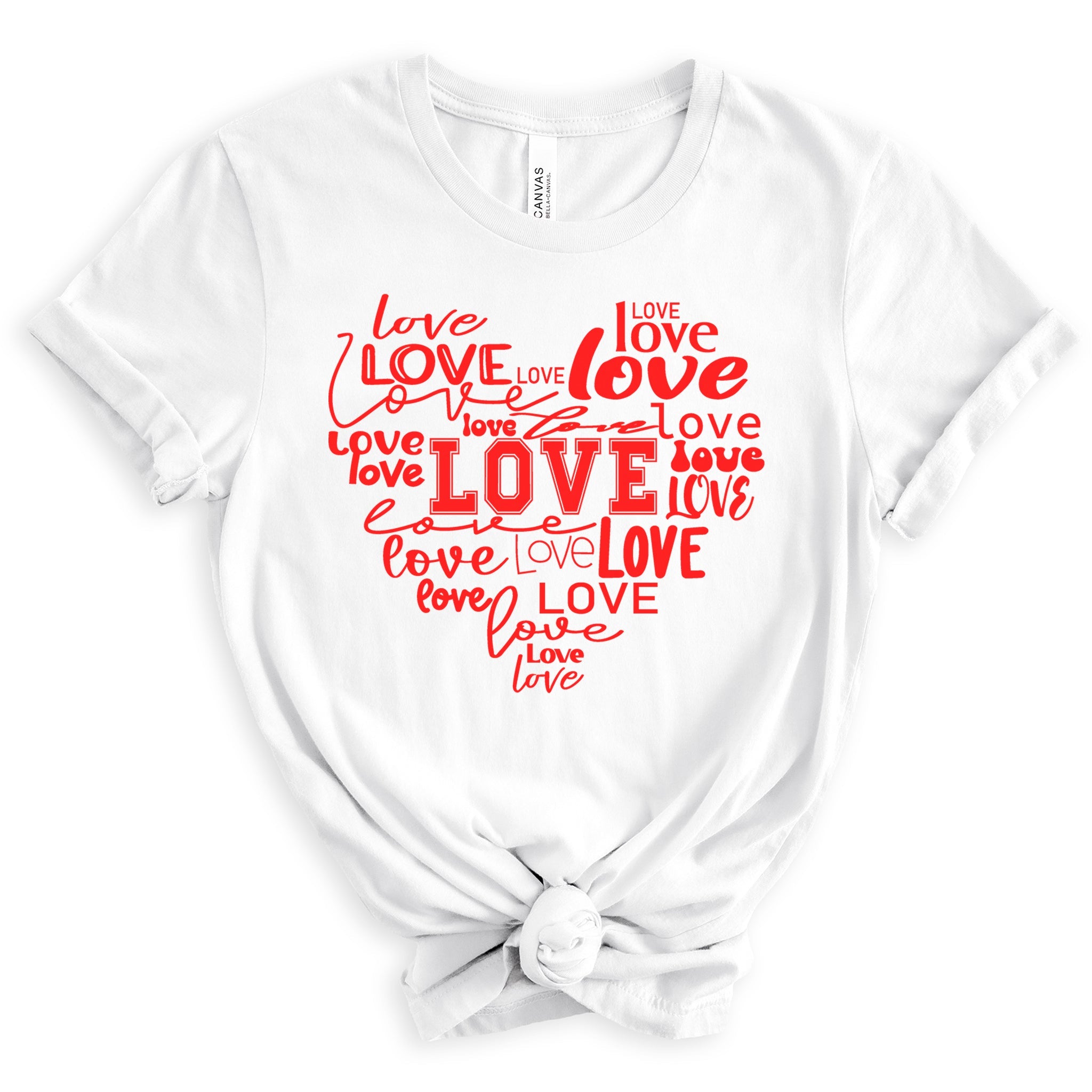 Loving Heart Premium Valentine's T-Shirt - Embedded Designz