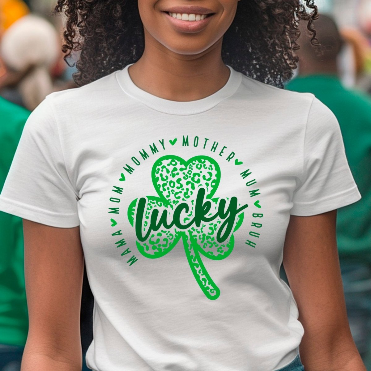 Lucky Mama St. Patrick's Day Premium T-Shirt - Embedded Designz