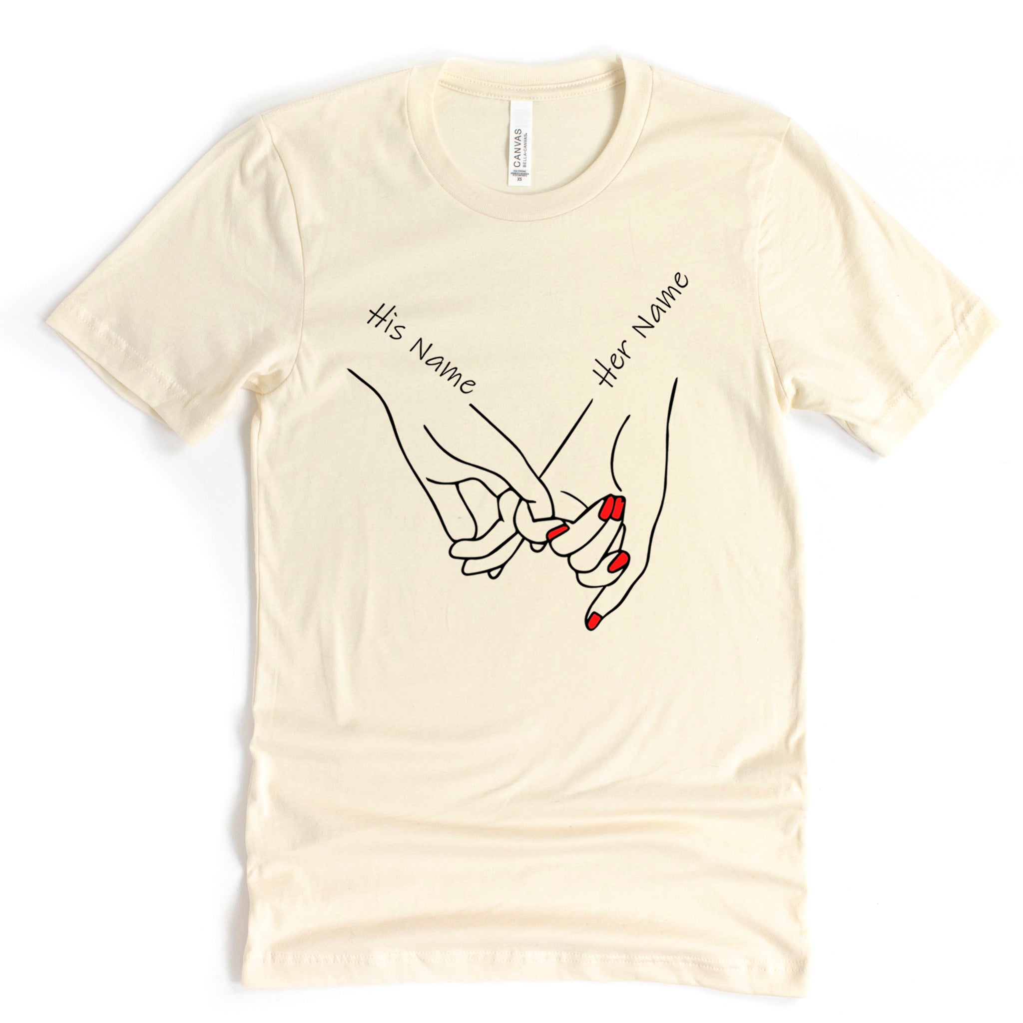 Pinky Promise Premium Valentine's T-Shirt - Embedded Designz