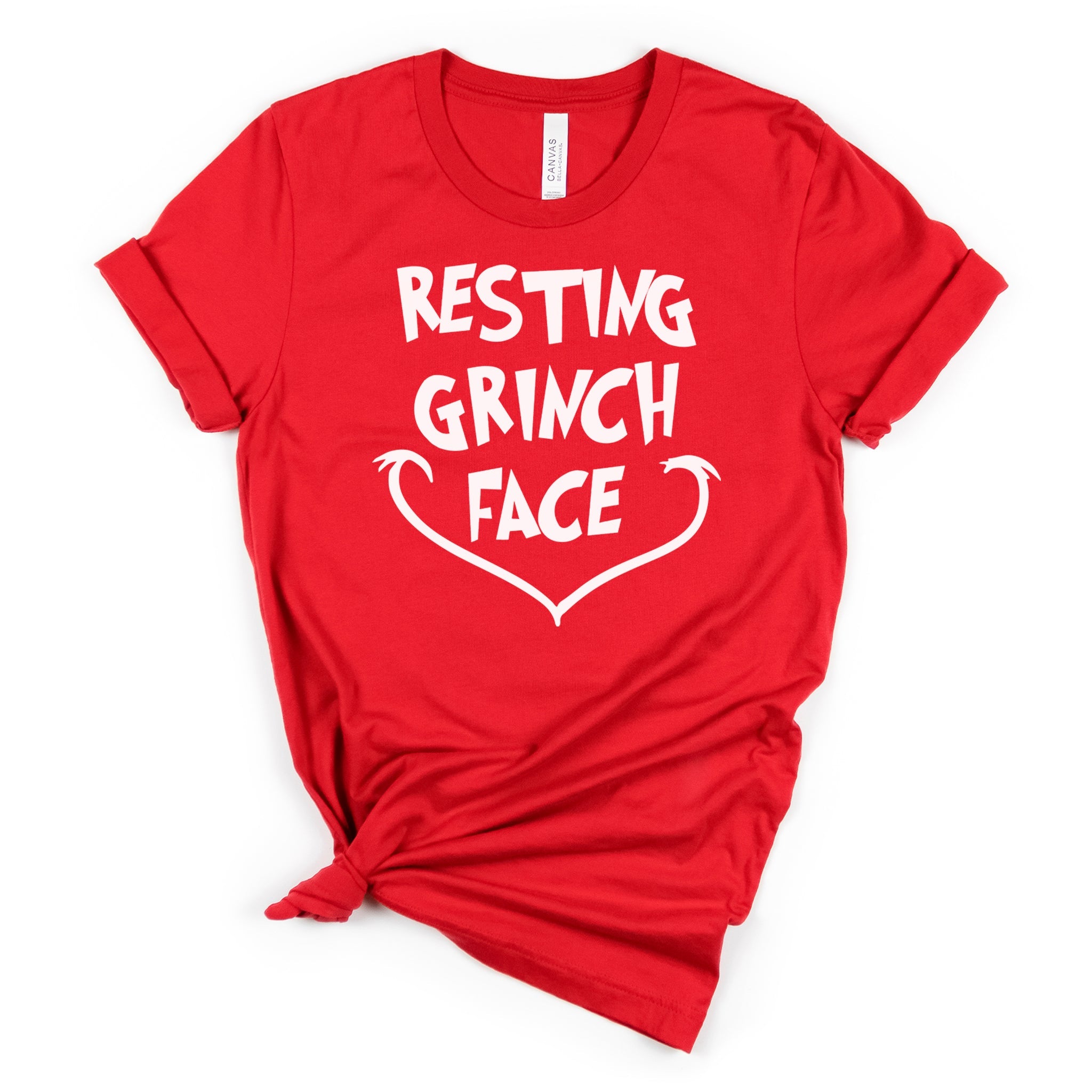 Resting Grinch Face Premium T-Shirt - Embedded Designz