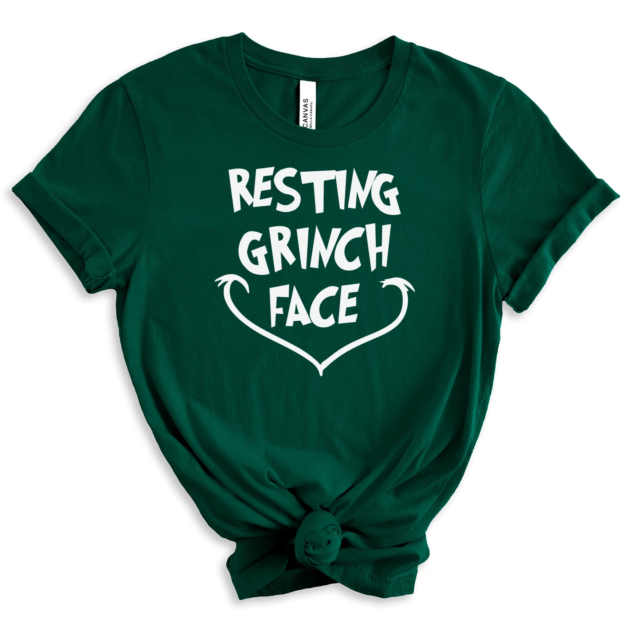 Resting Grinch Face Premium T-Shirt - Embedded Designz