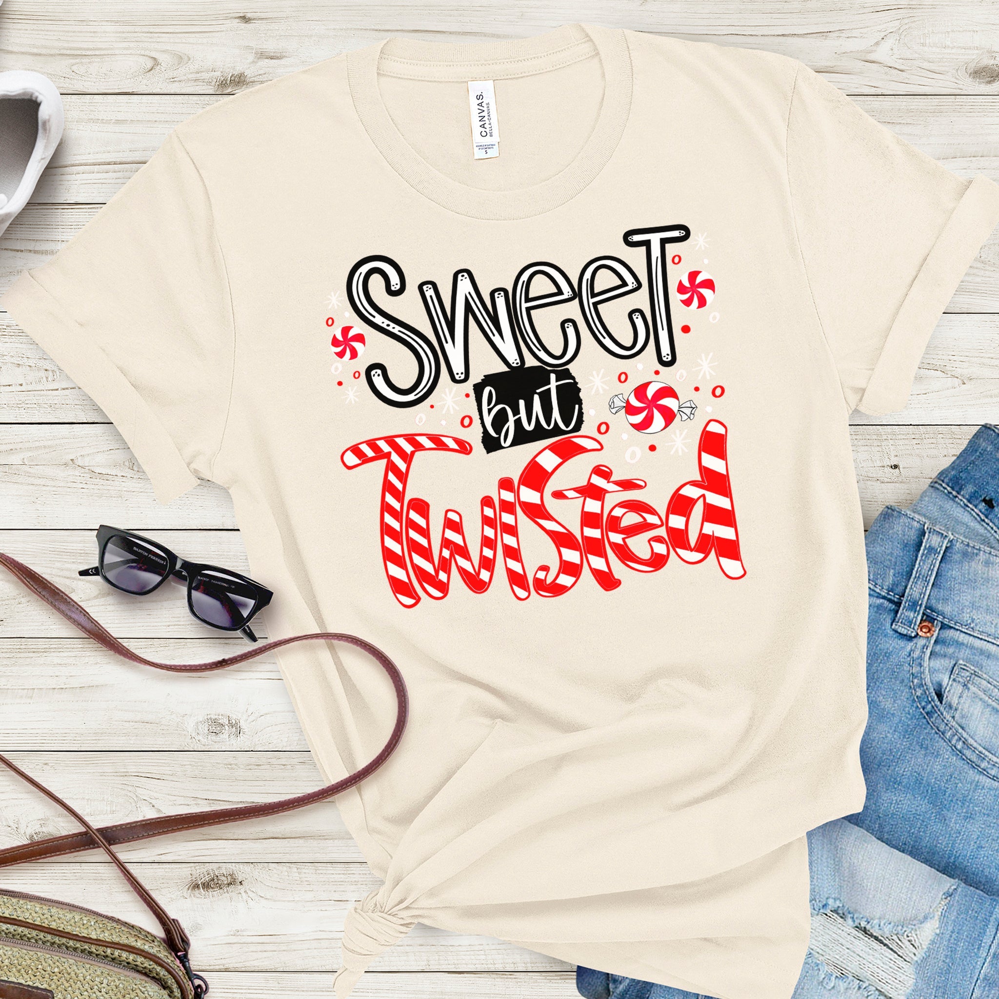Sweet But Twisted Premium T-Shirt - Embedded Designz