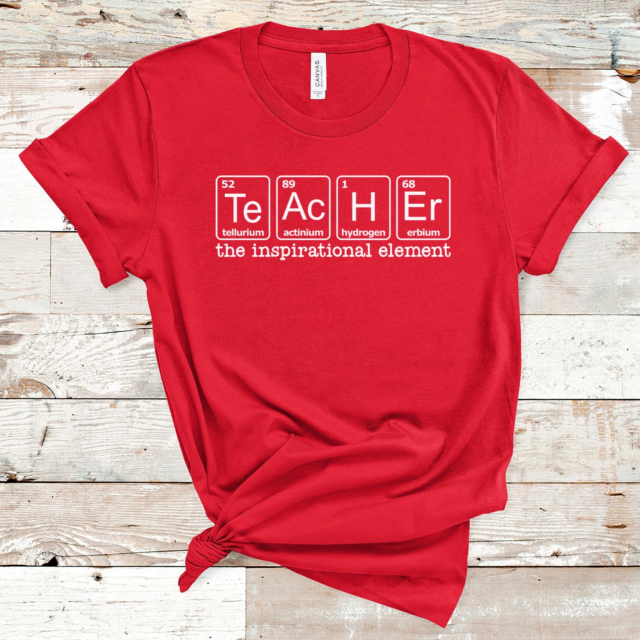 Teacher - The Inspirational Element Premium T-Shirt - Embedded Designz
