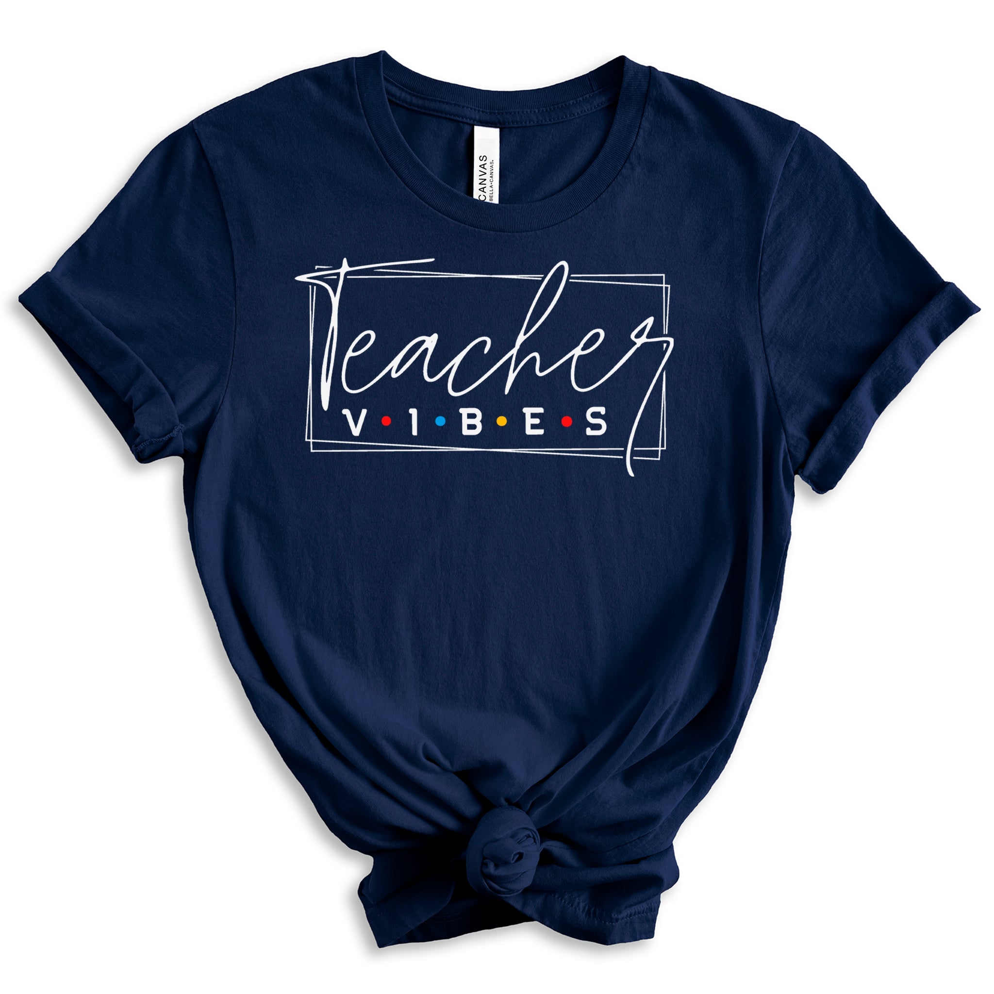 Teacher Vibes Premium T-Shirt - Embedded Designz