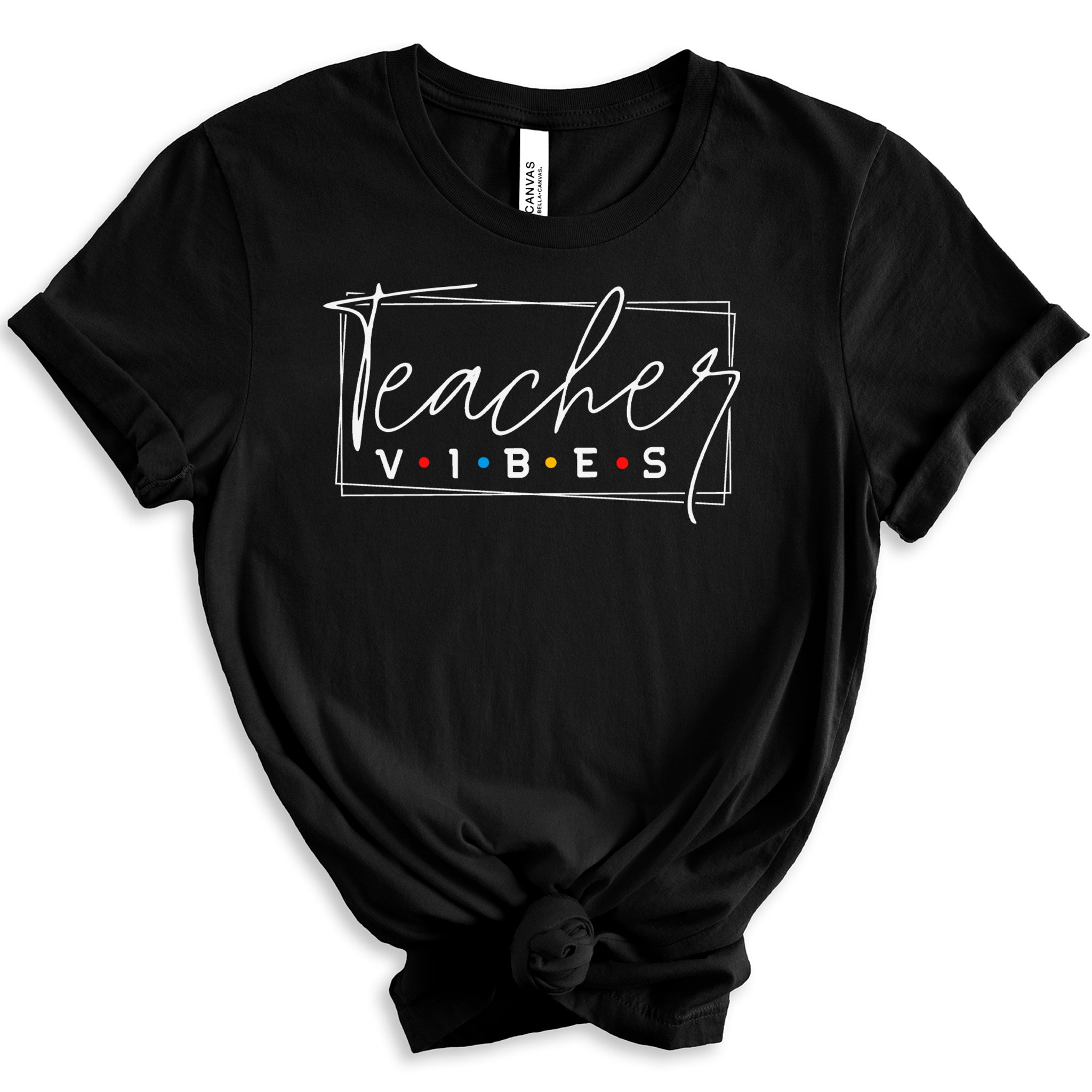 Teacher Vibes Premium T-Shirt - Embedded Designz