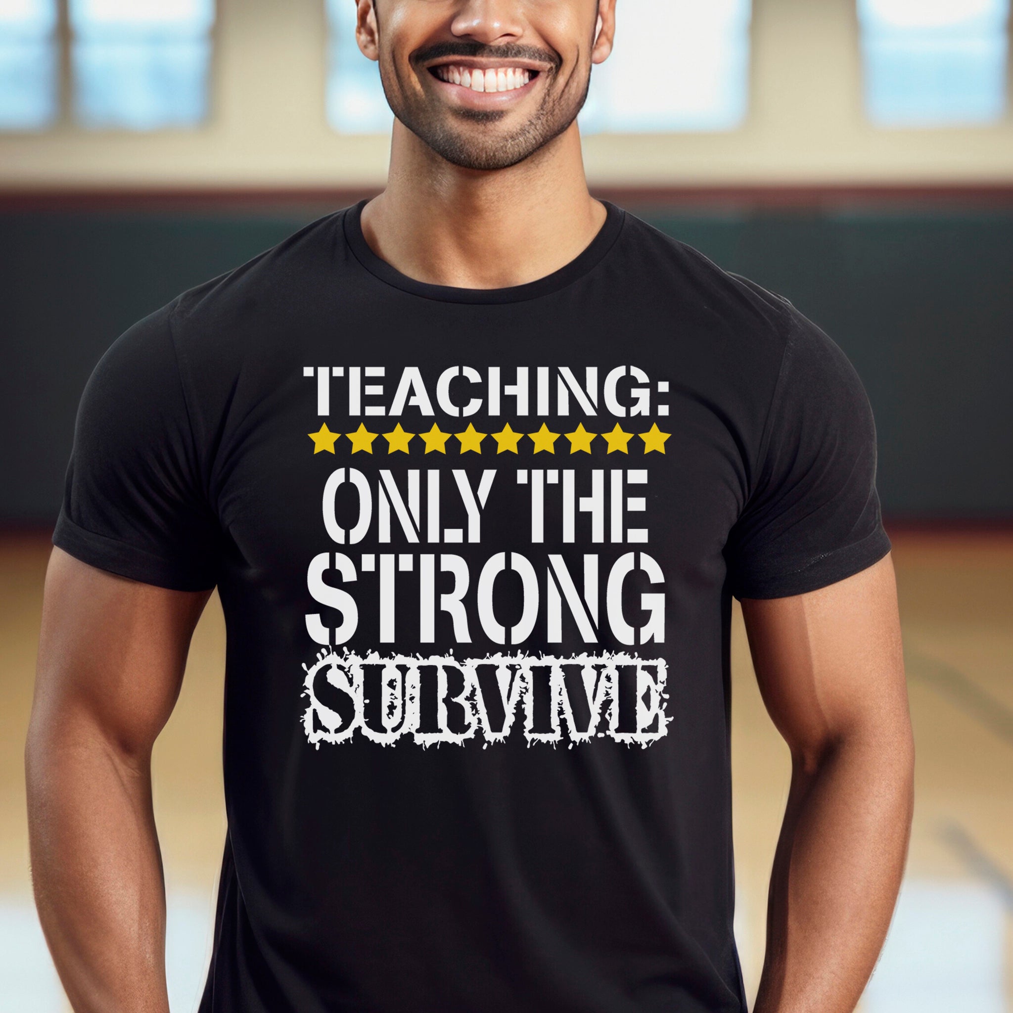 Teaching...Only The Strong Survive Premium T-Shirt - Embedded Designz