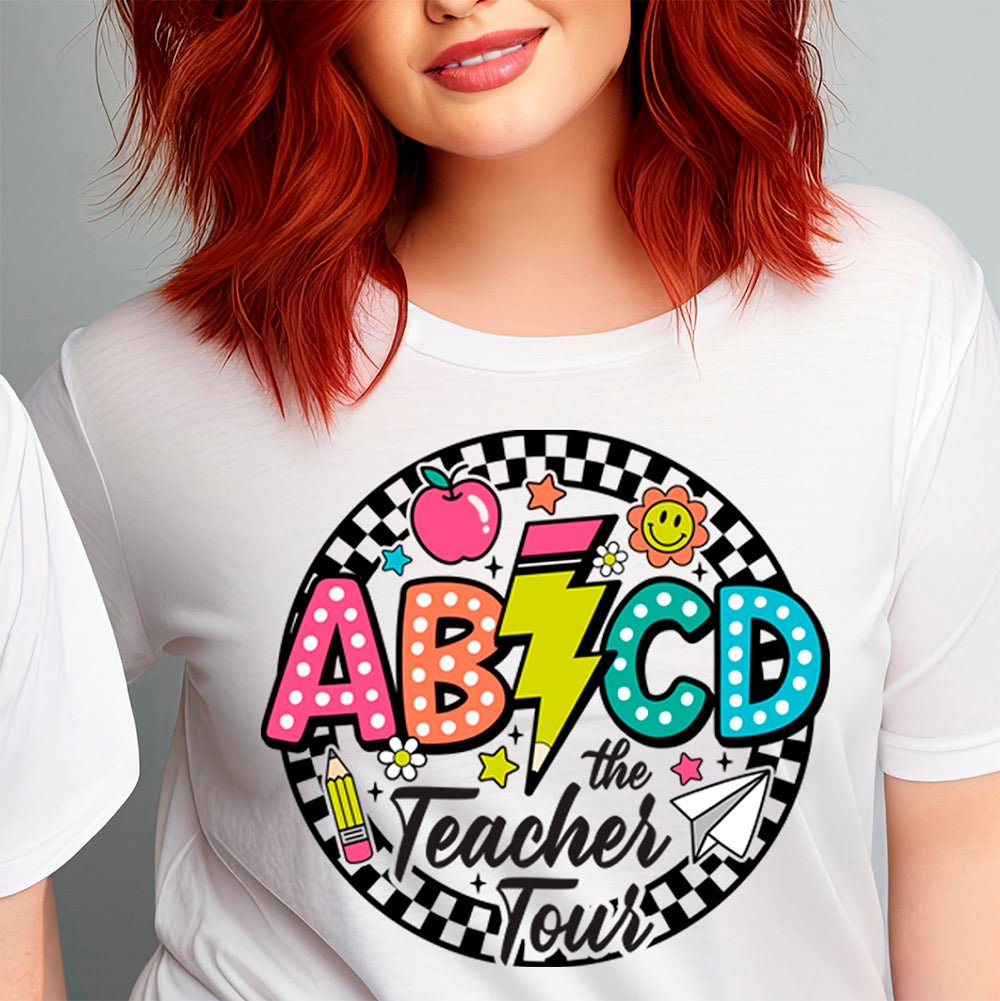 ABCD Teacher Tour Premium T - Shirt - Embedded Designz