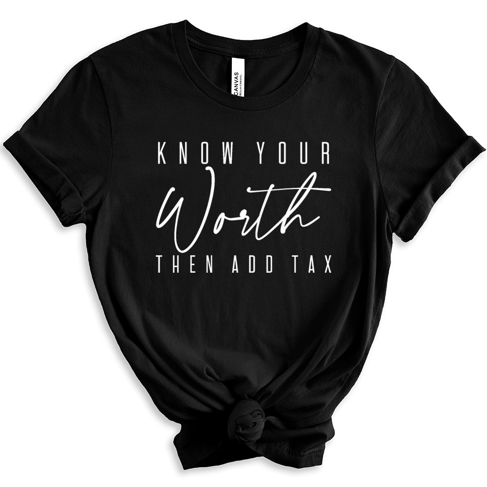 Know Your Worth Premium T-Shirt - Embedded Designz