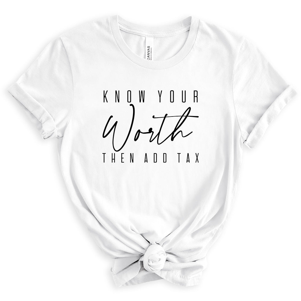 Know Your Worth Premium T-Shirt - Embedded Designz