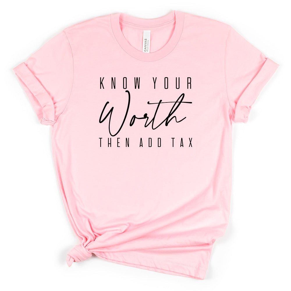 Know Your Worth Premium T-Shirt - Embedded Designz