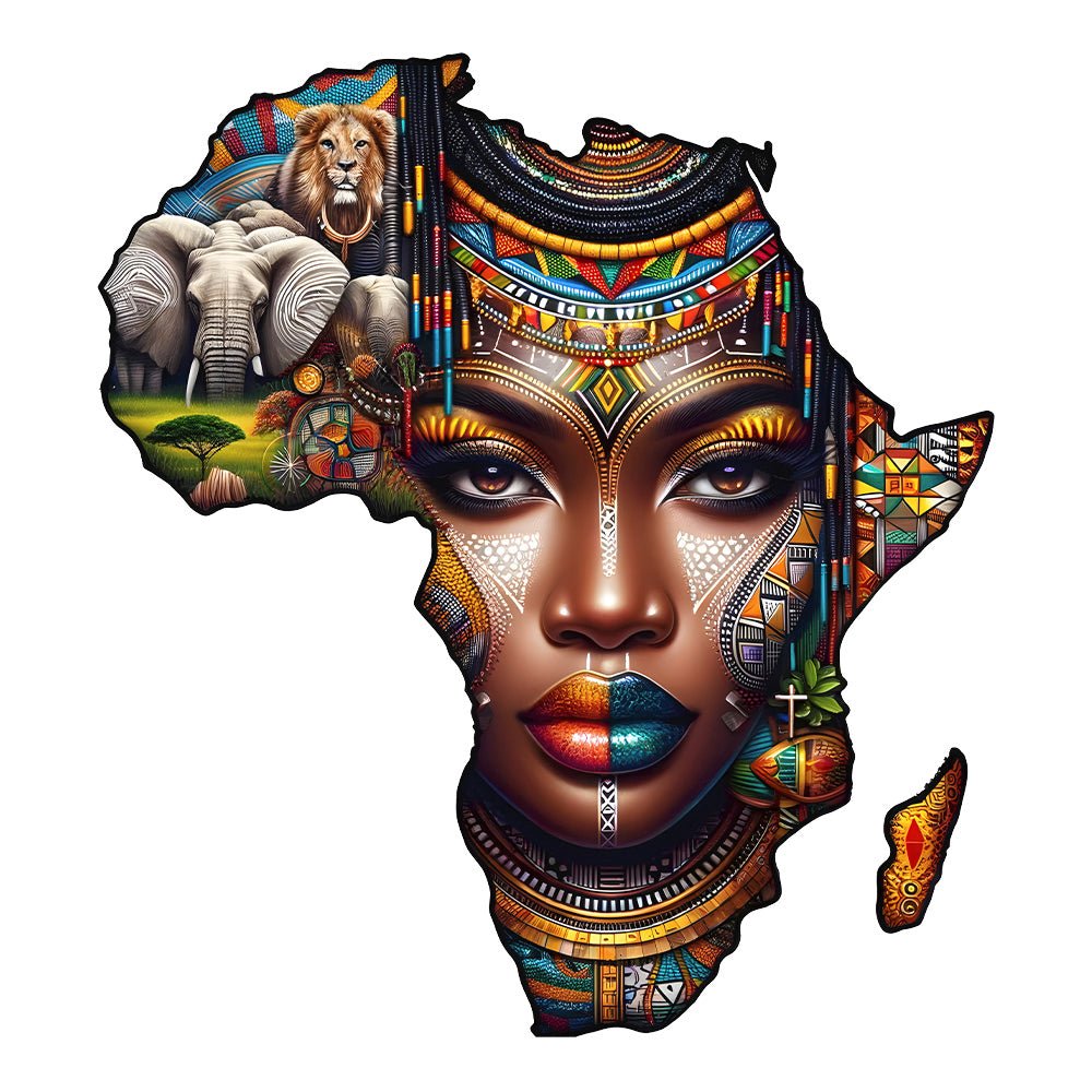 Queen Africa Premium T-Shirt - Embedded Designz